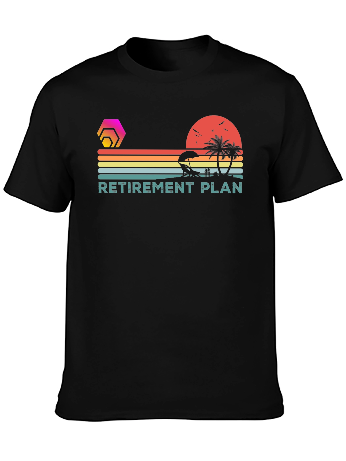 Retirement Plan Beach Graphic Tee