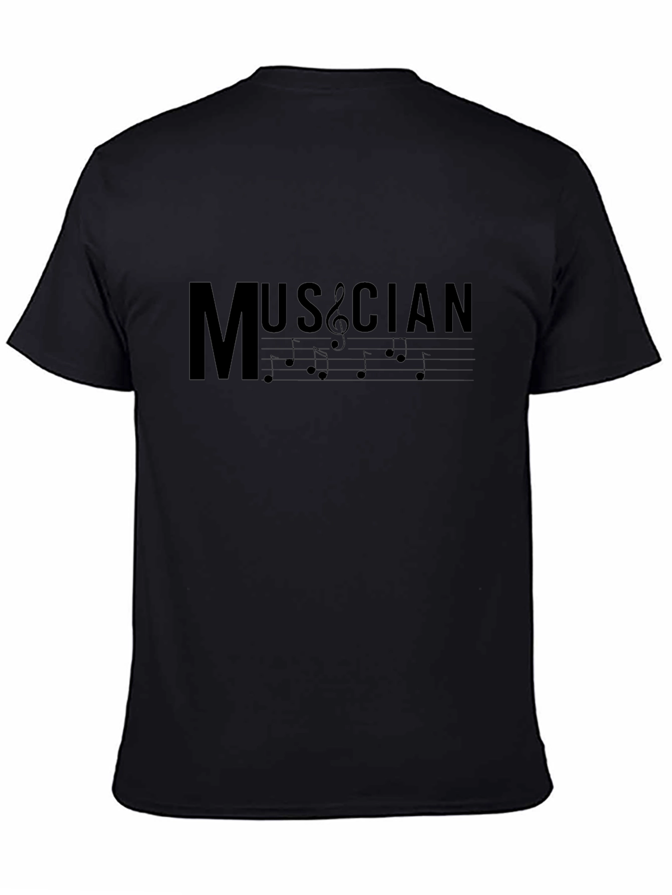 Musician T-Shirt - Music Notes Graphic Tee