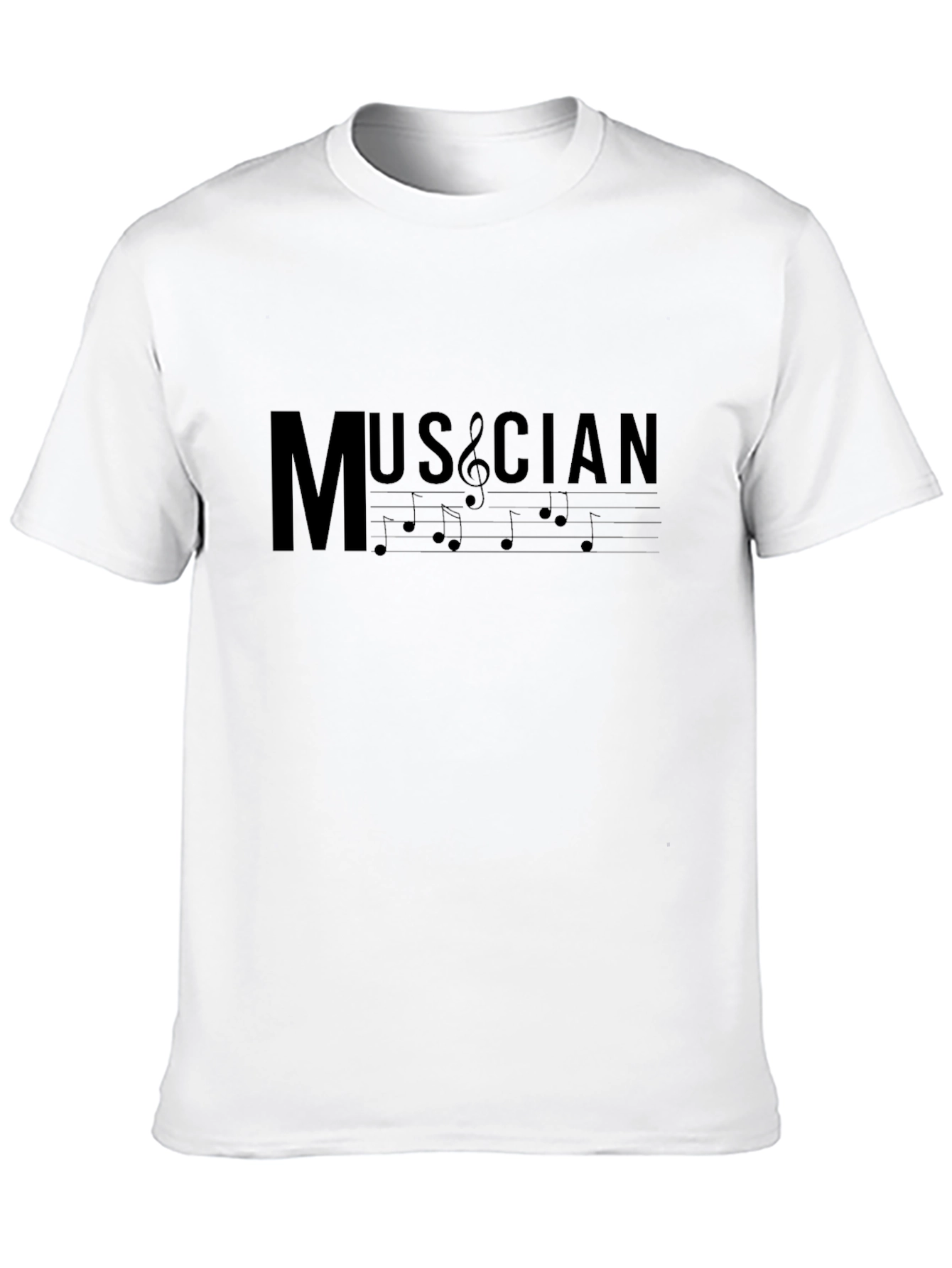Musician T-Shirt - Music Notes Graphic Tee