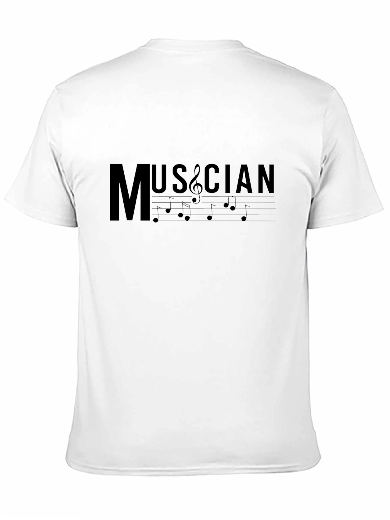 Musician T-Shirt - Music Notes Graphic Tee