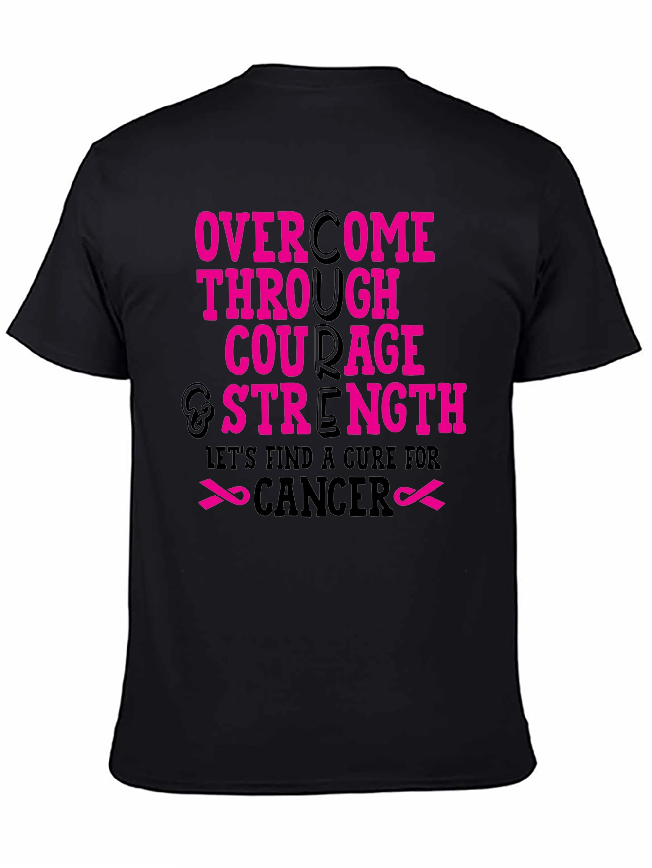 Courage & Strength Cancer Awareness T-Shirt