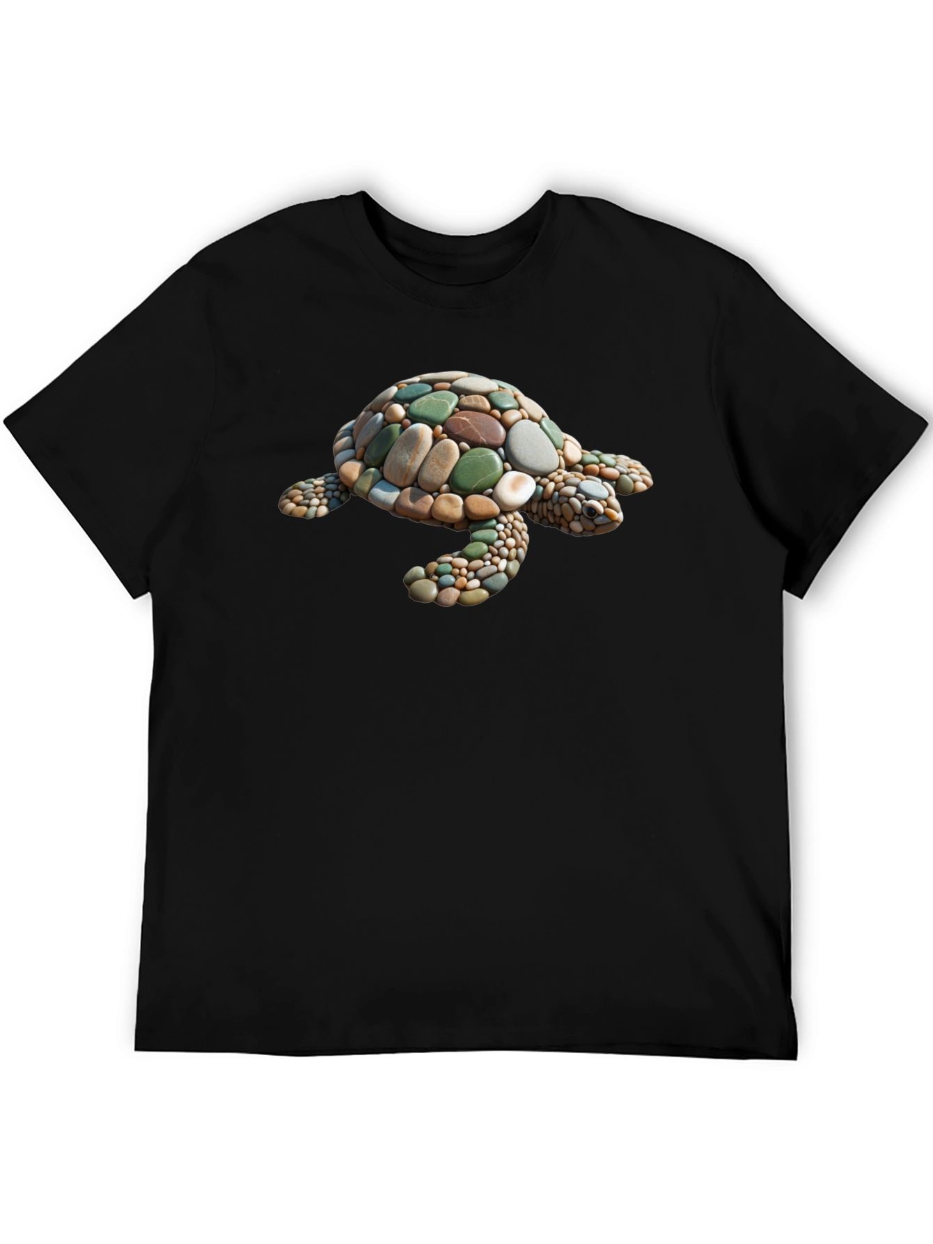 Turtle Rock Art Black T-Shirt