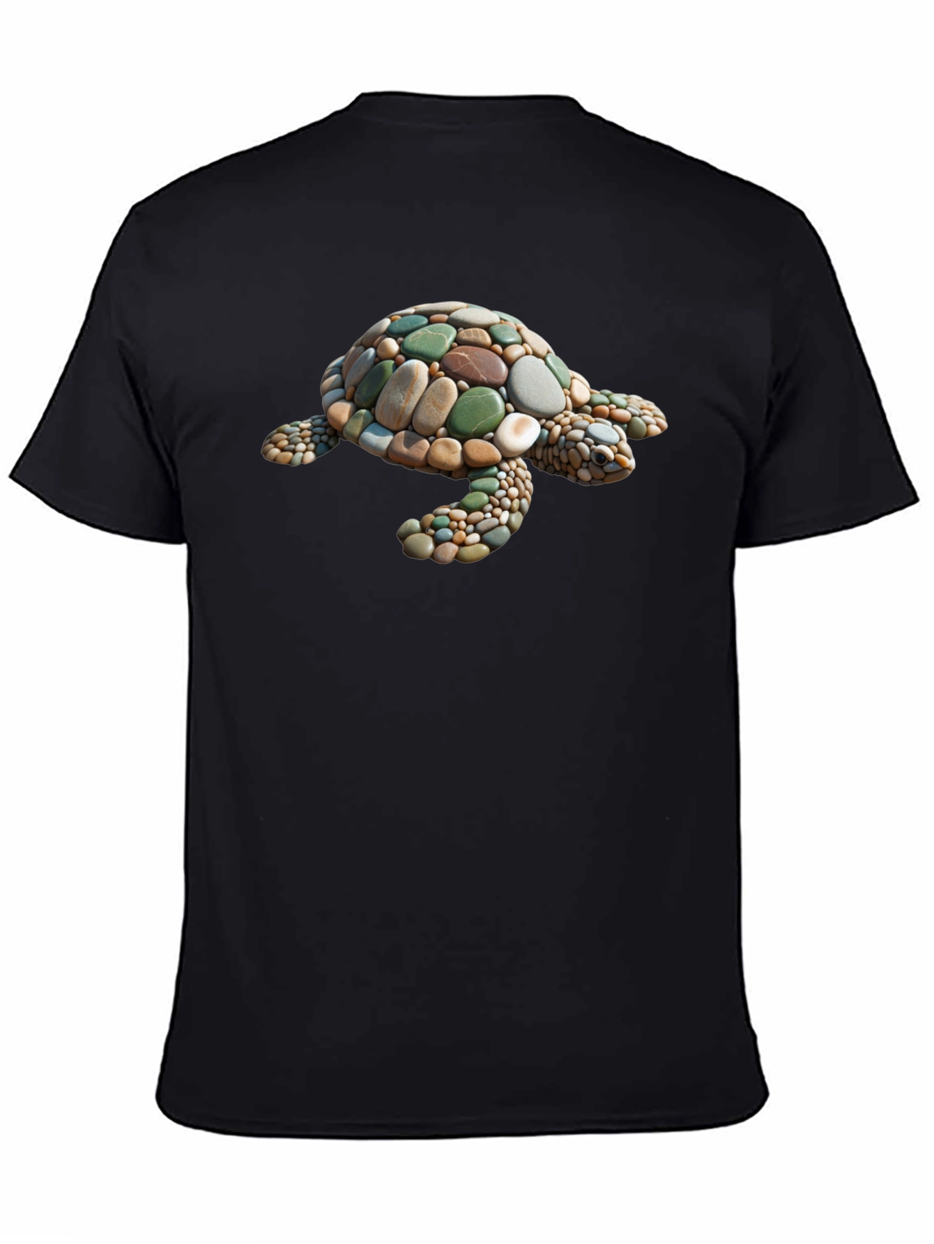 Turtle Rock Art Black T-Shirt