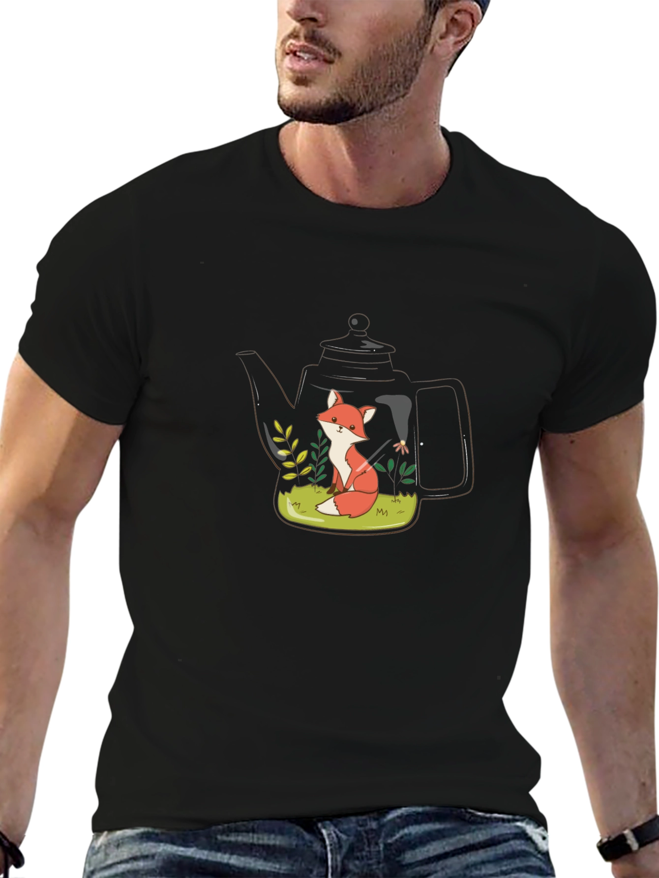 Fox Teapot Graphic Tee
