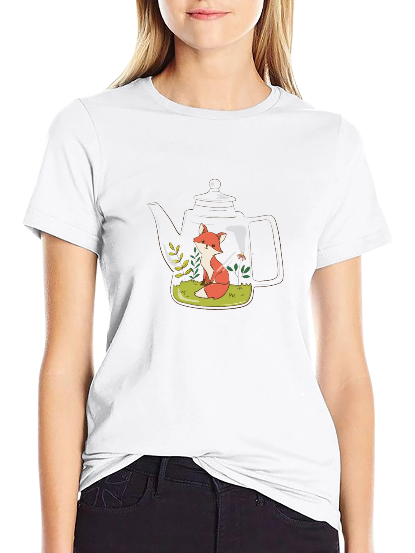 Fox Teapot Graphic Tee