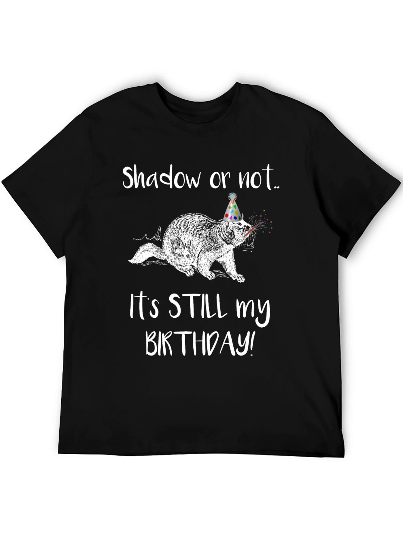 Shadow or Not Its Still My Birthday T-Shirt