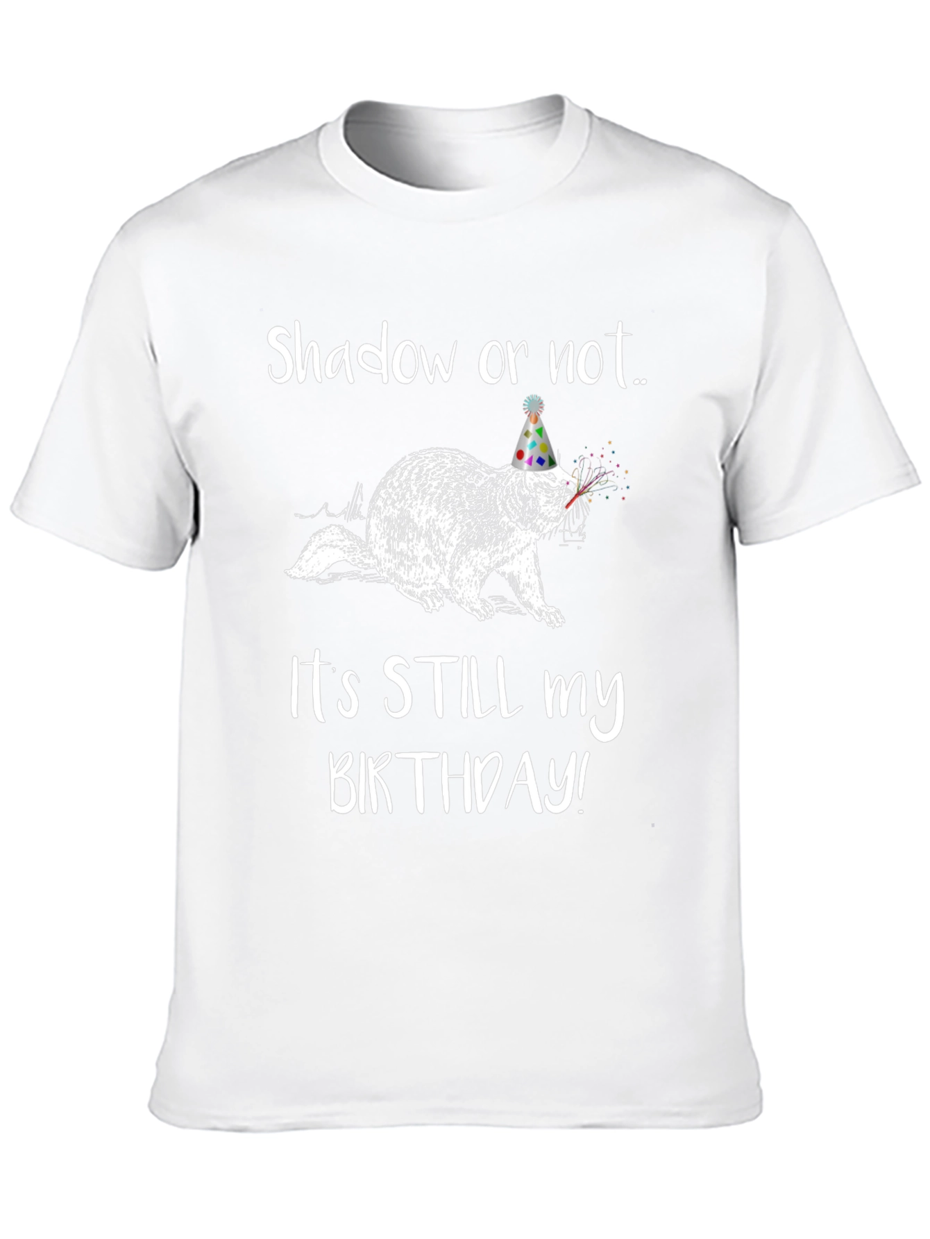 Shadow or Not Its Still My Birthday T-Shirt