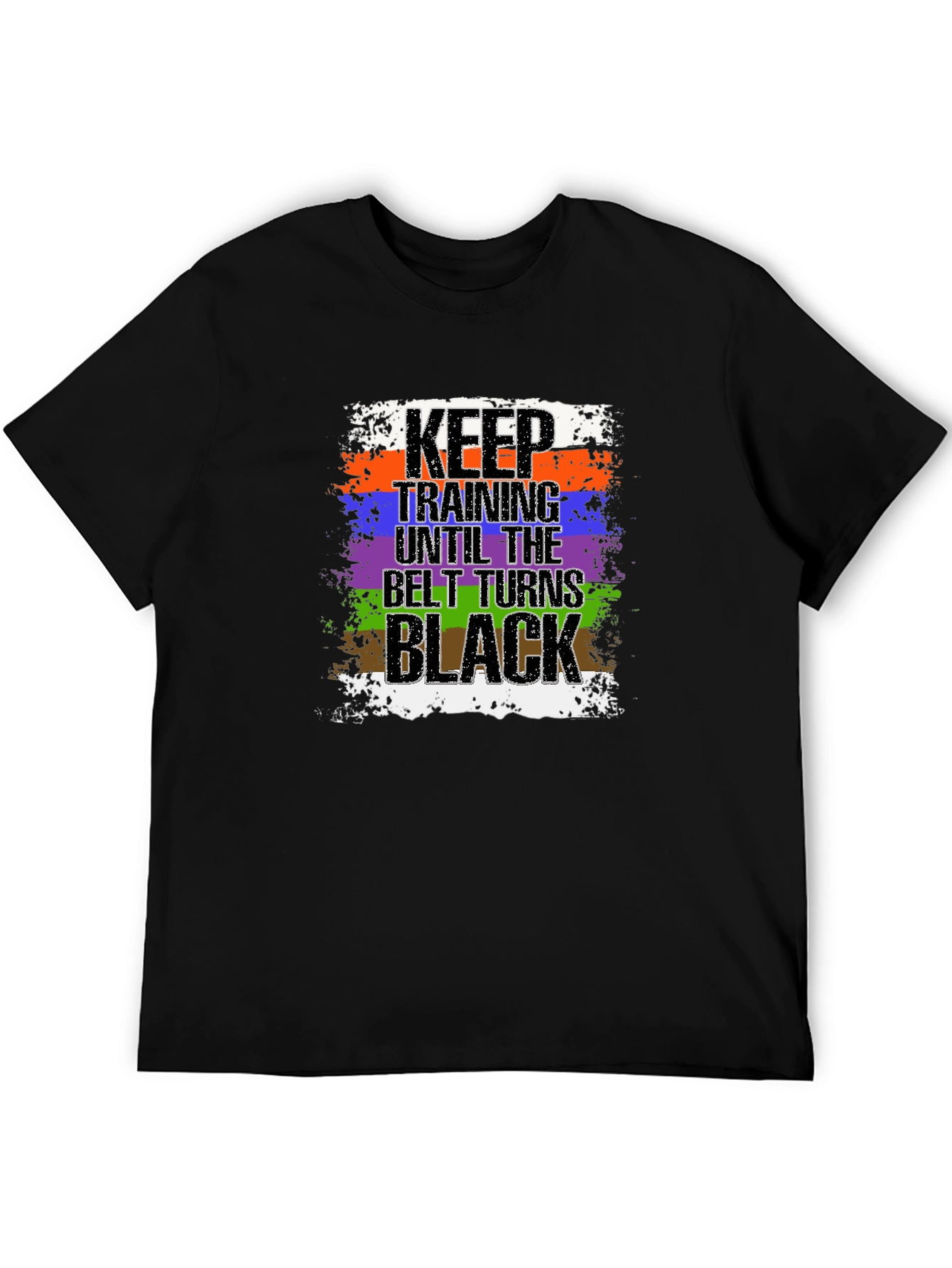 Keep Training Until Black Belt T-Shirt Jiu Jitsu