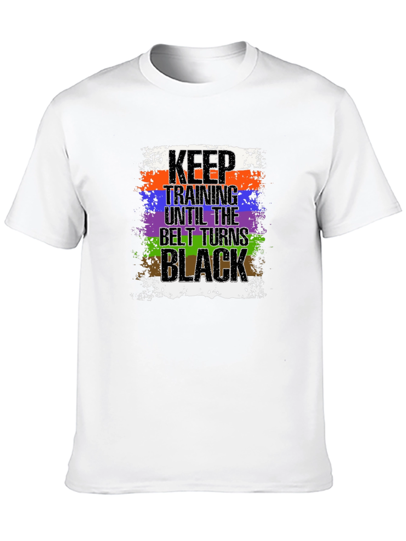 Keep Training Until Black Belt T-Shirt Jiu Jitsu