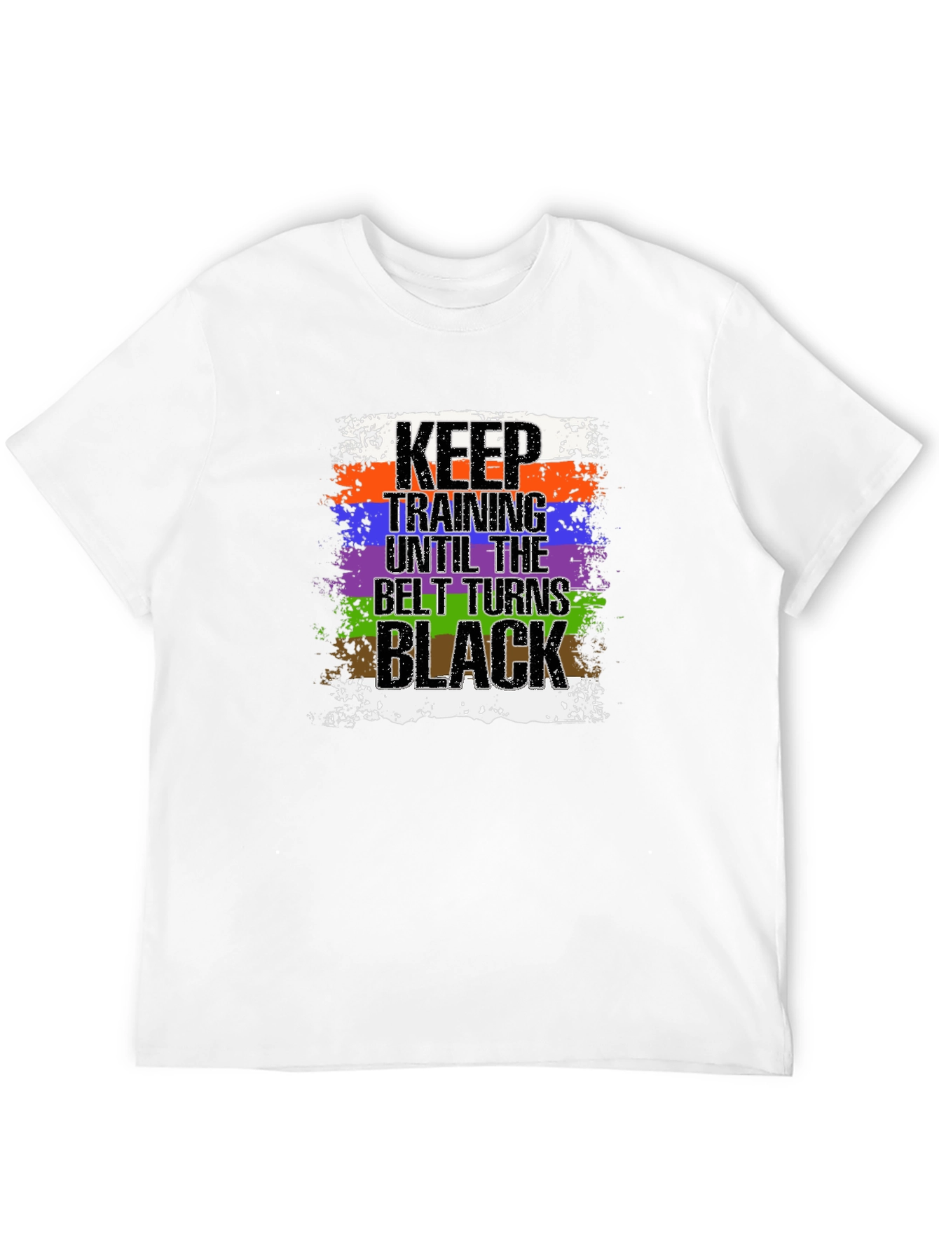 Keep Training Until Black Belt T-Shirt Jiu Jitsu