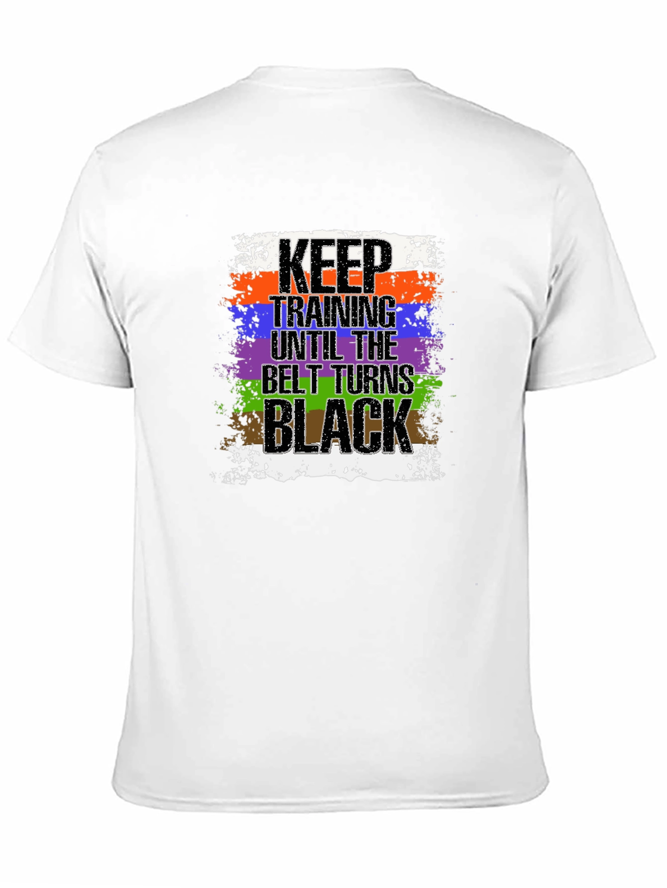 Keep Training Until Black Belt T-Shirt Jiu Jitsu