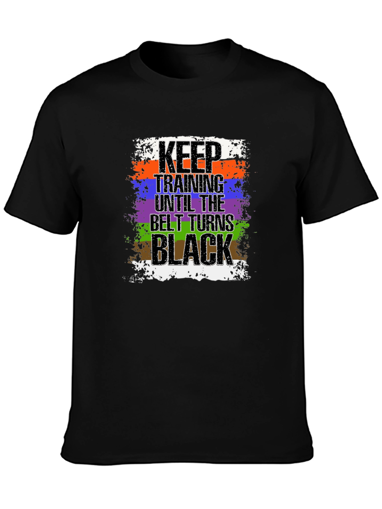 Keep Training Until Black Belt T-Shirt Jiu Jitsu