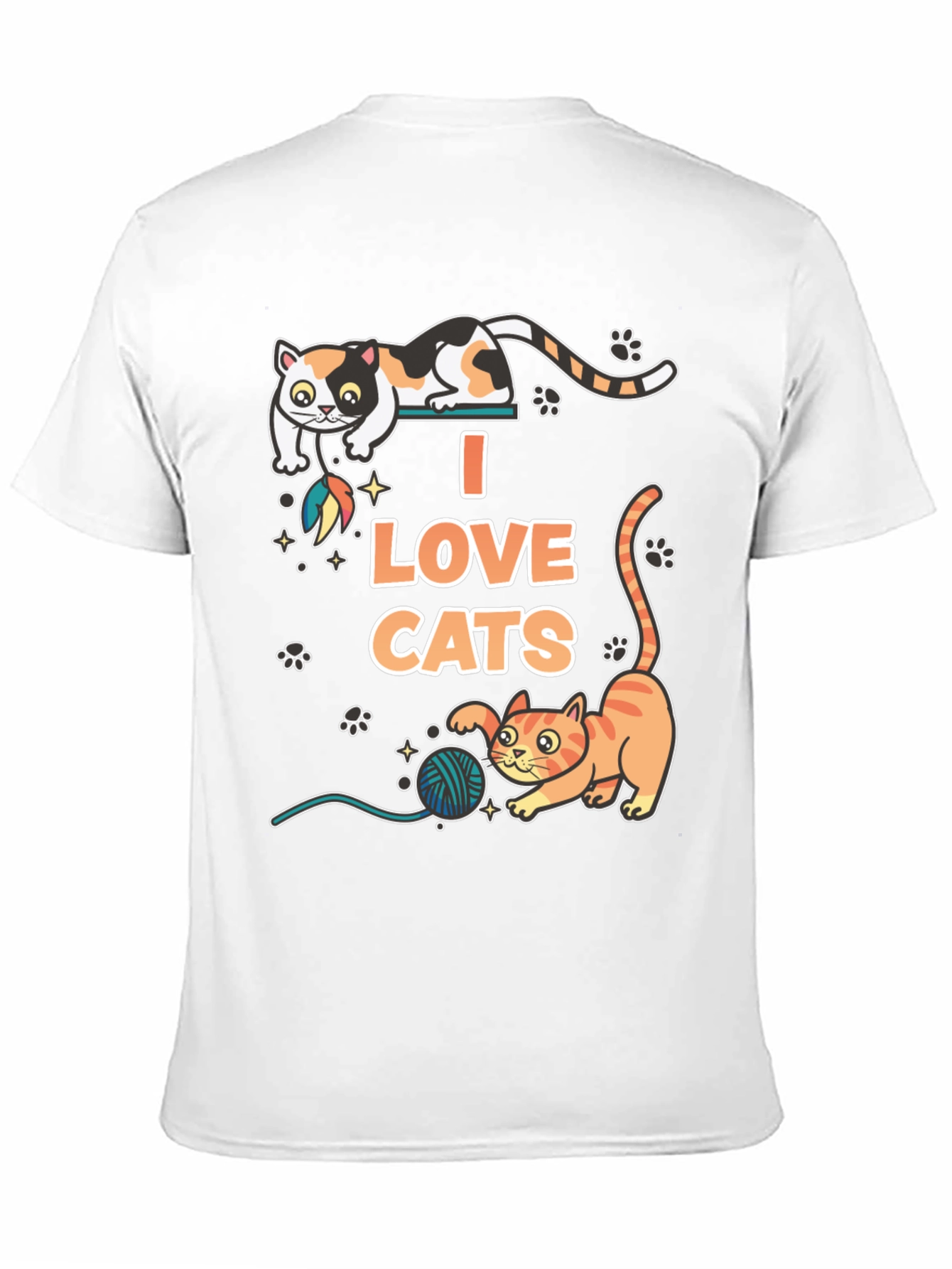 I Love Cats Graphic T-Shirt