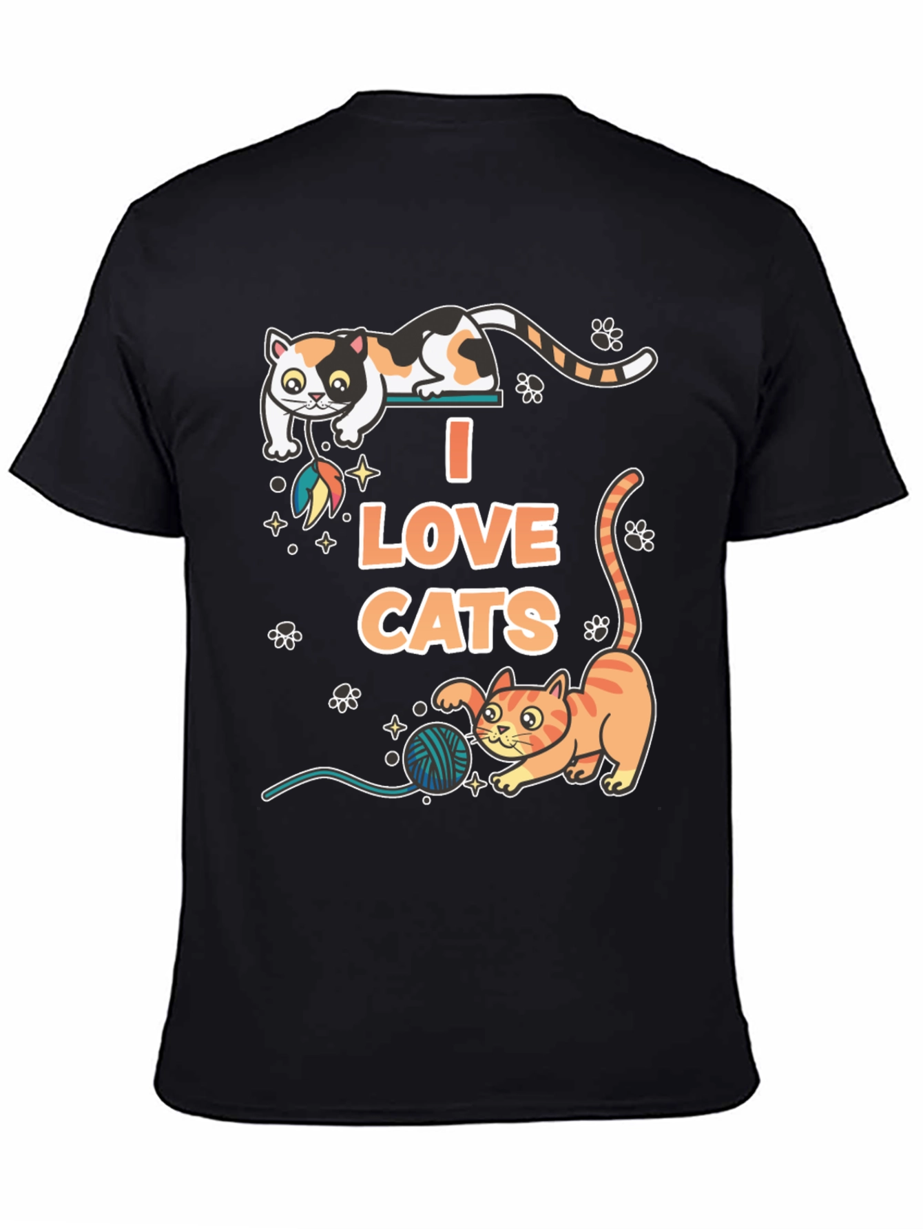 I Love Cats Graphic T-Shirt