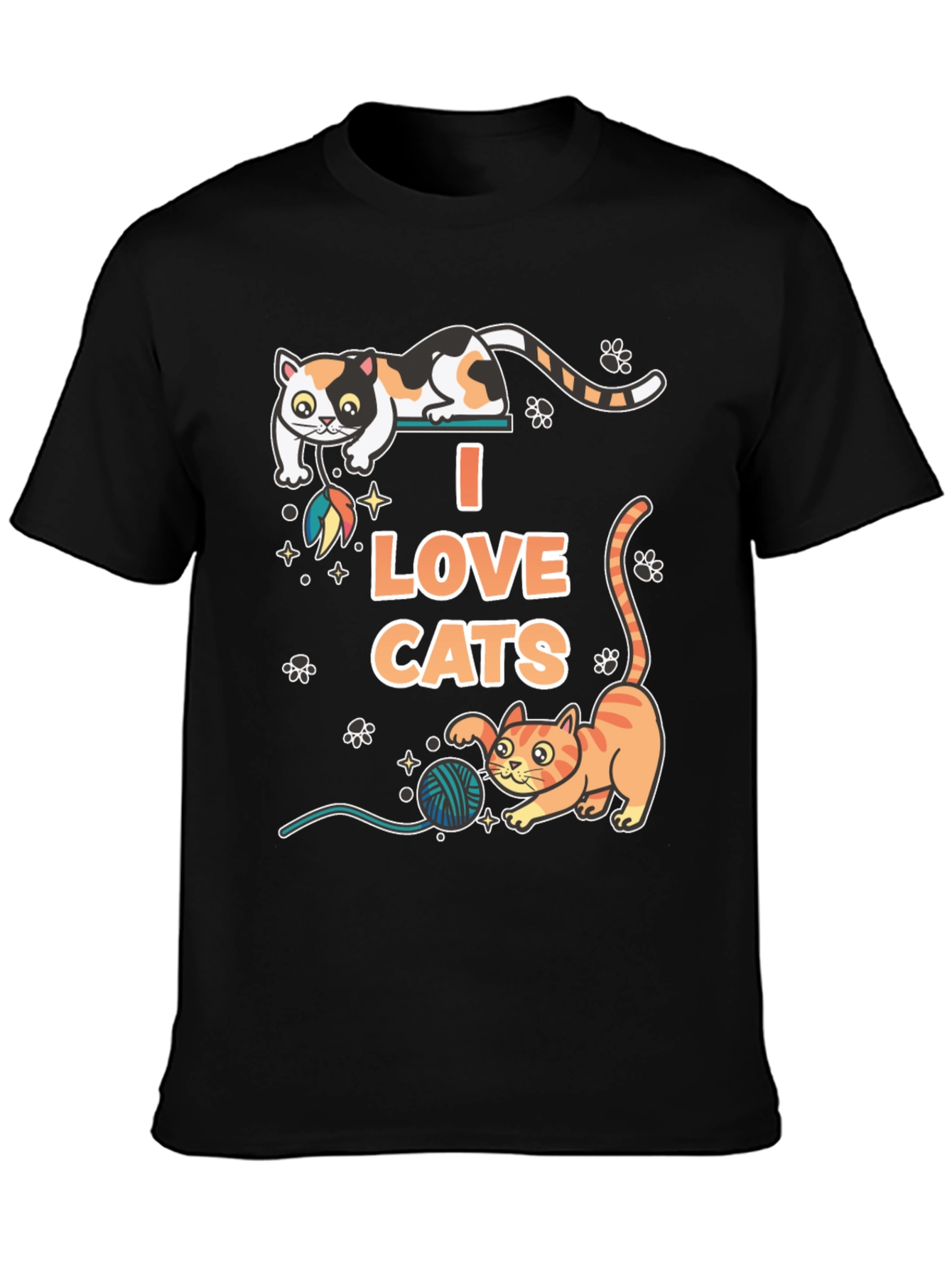 I Love Cats Graphic T-Shirt