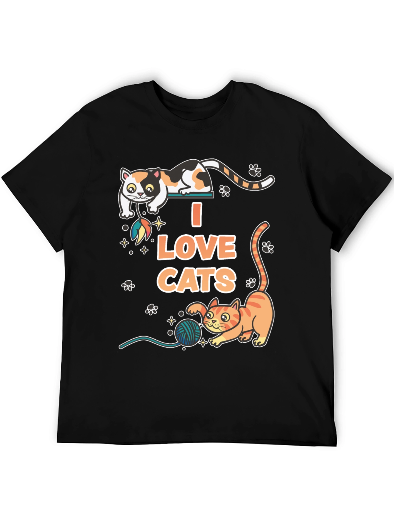 I Love Cats Graphic T-Shirt