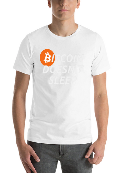 Bitcoin Doesnt Sleep Graphic T-Shirt