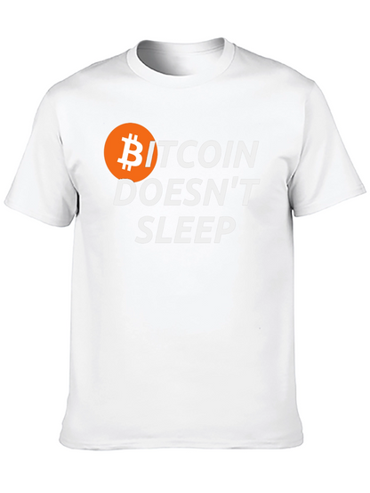 Bitcoin Doesnt Sleep Graphic T-Shirt