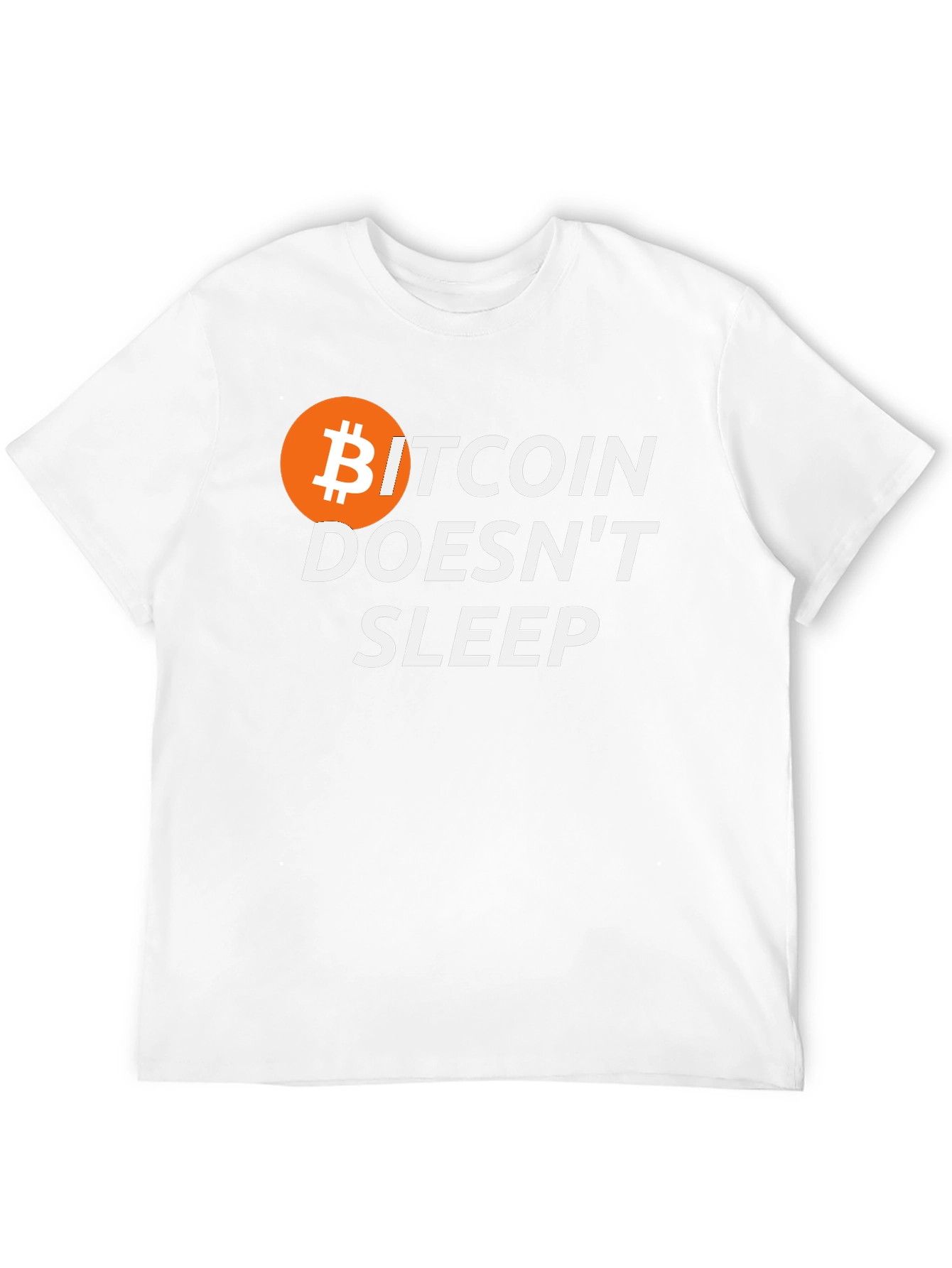 Bitcoin Doesnt Sleep Graphic T-Shirt