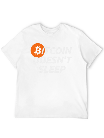 Bitcoin Doesnt Sleep Graphic T-Shirt