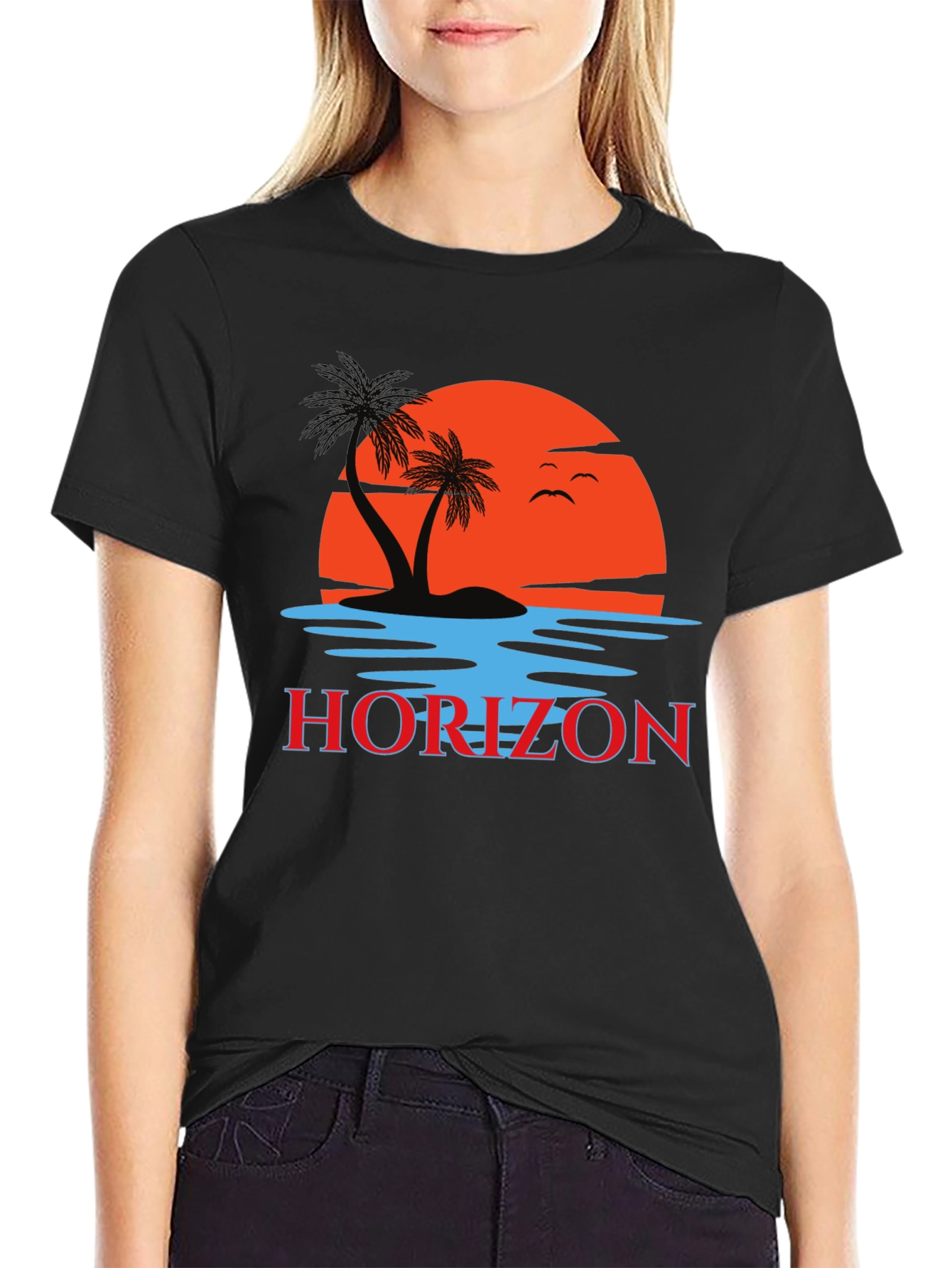 Horizon Tropical Sunset T-Shirt