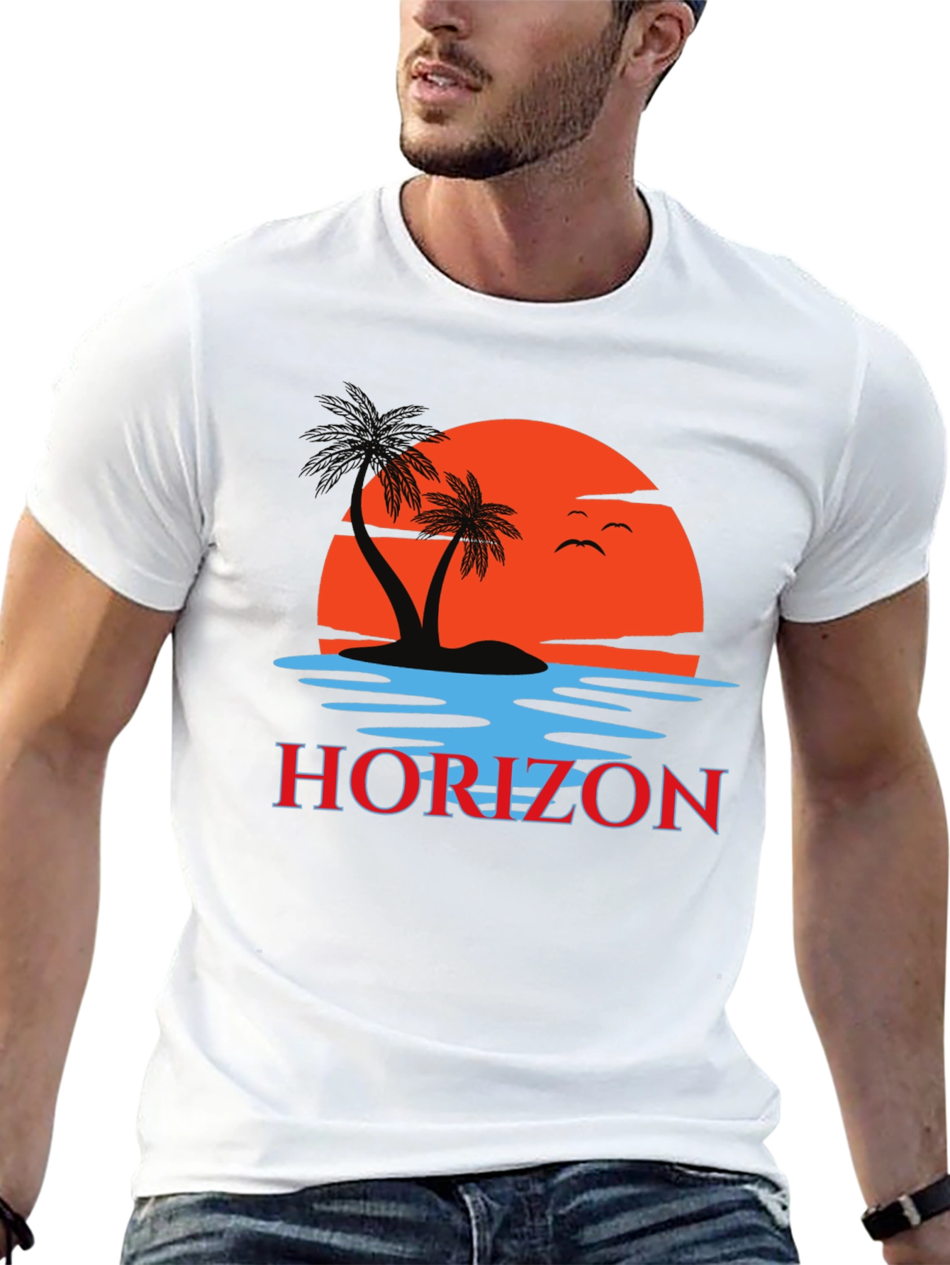 Horizon Tropical Sunset T-Shirt