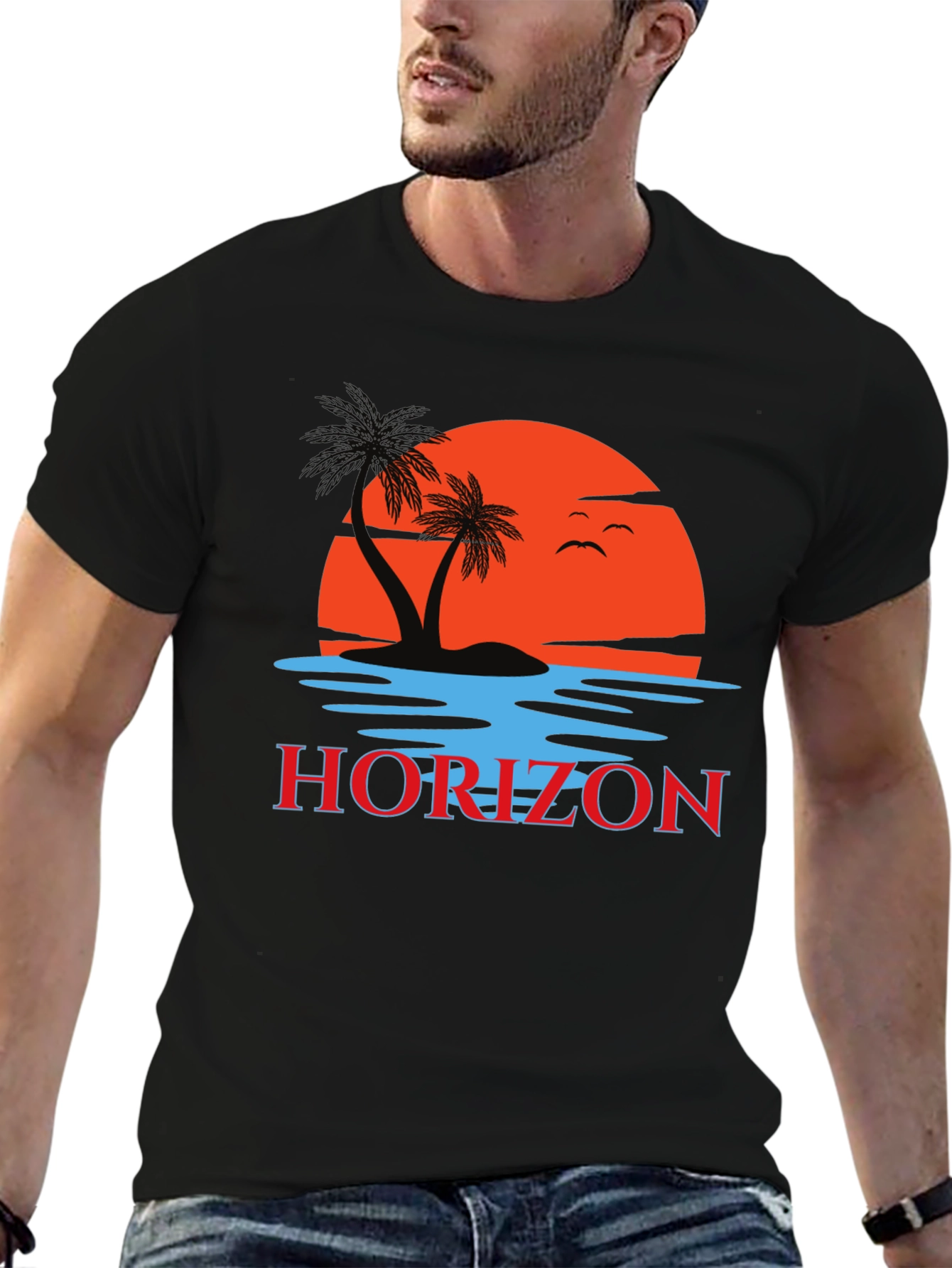 Horizon Tropical Sunset T-Shirt