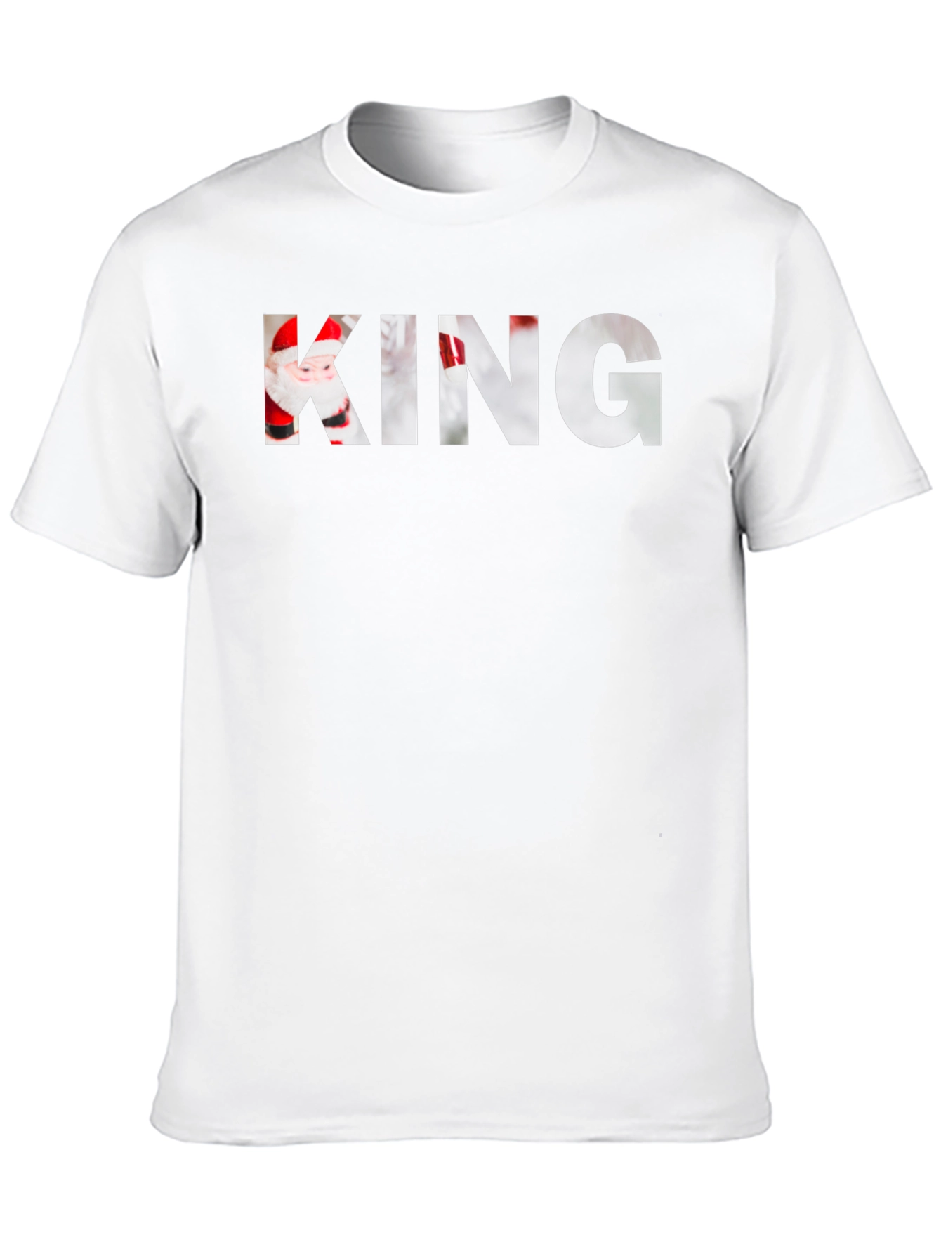 Christmas King Graphic Tee - Holiday Apparel