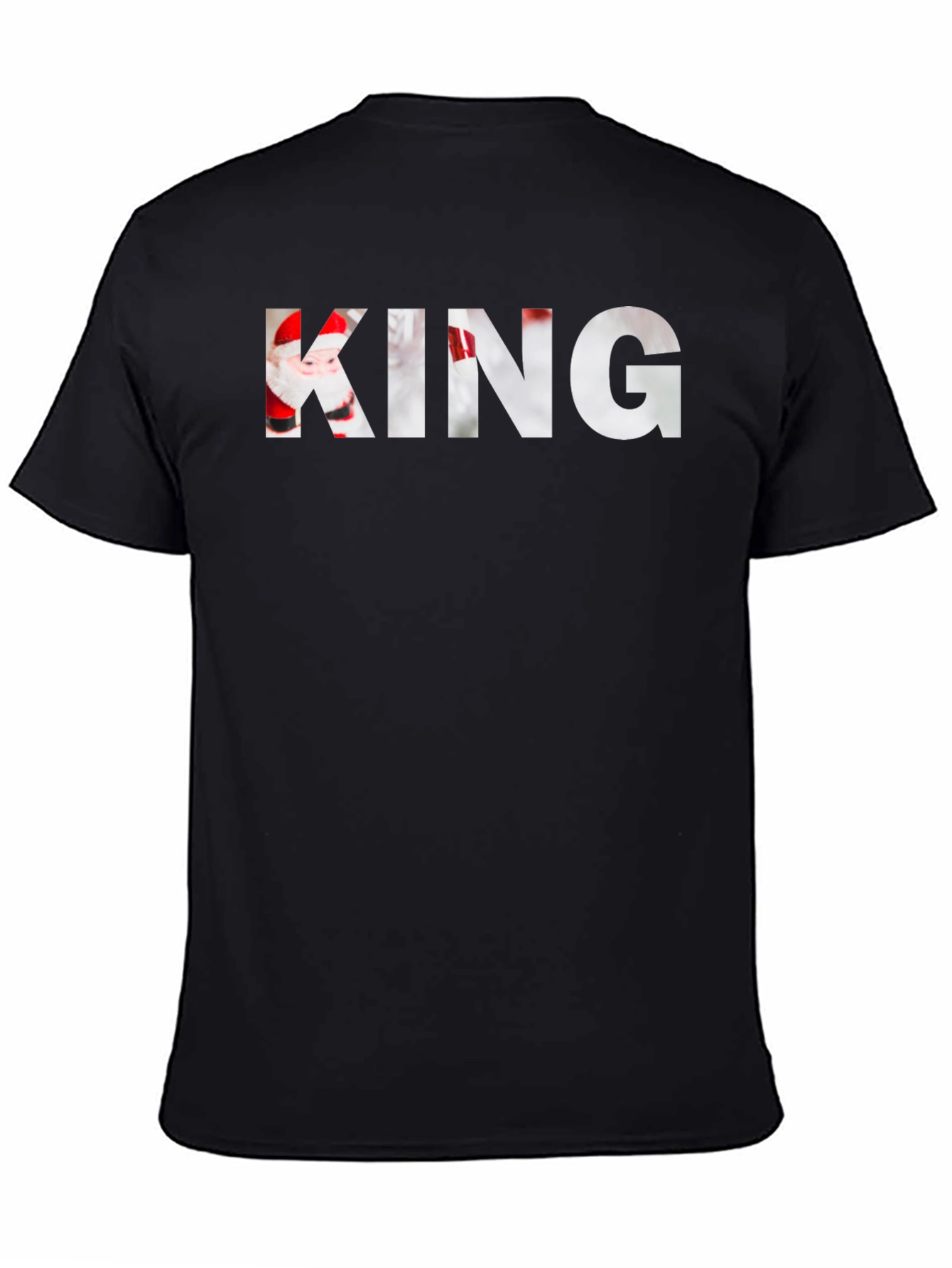 Christmas King Graphic Tee - Holiday Apparel
