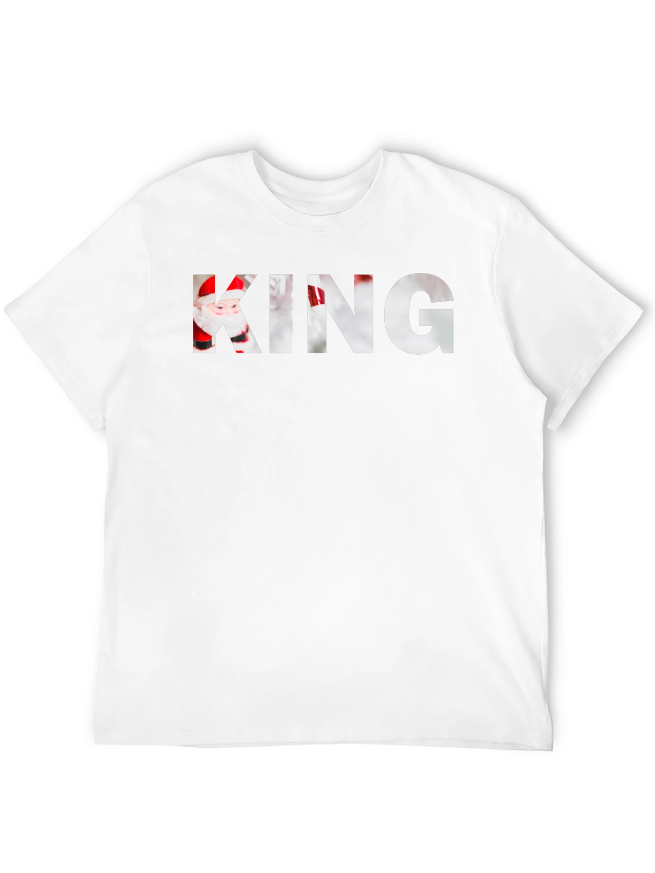Christmas King Graphic Tee - Holiday Apparel
