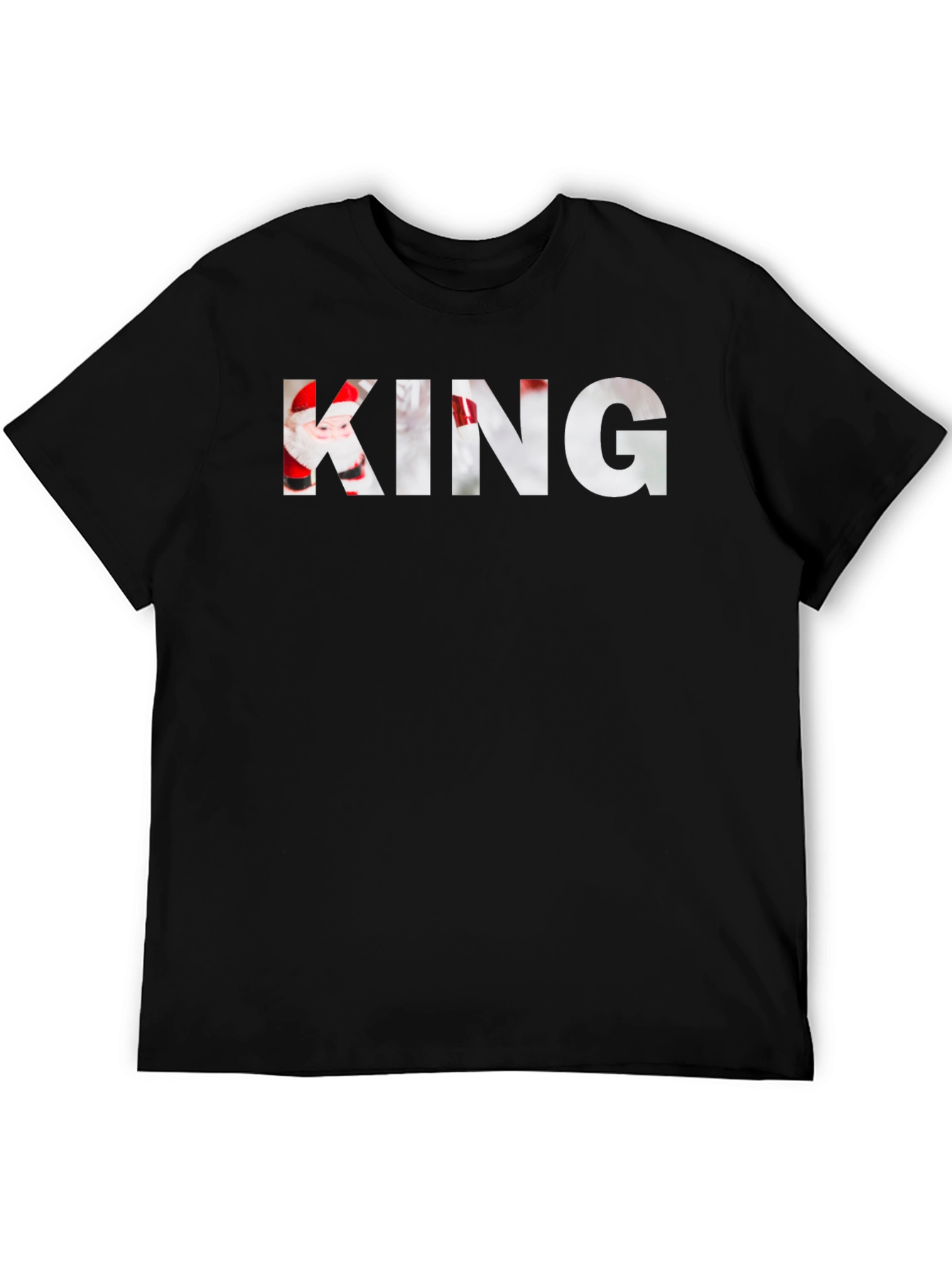 Christmas King Graphic Tee - Holiday Apparel