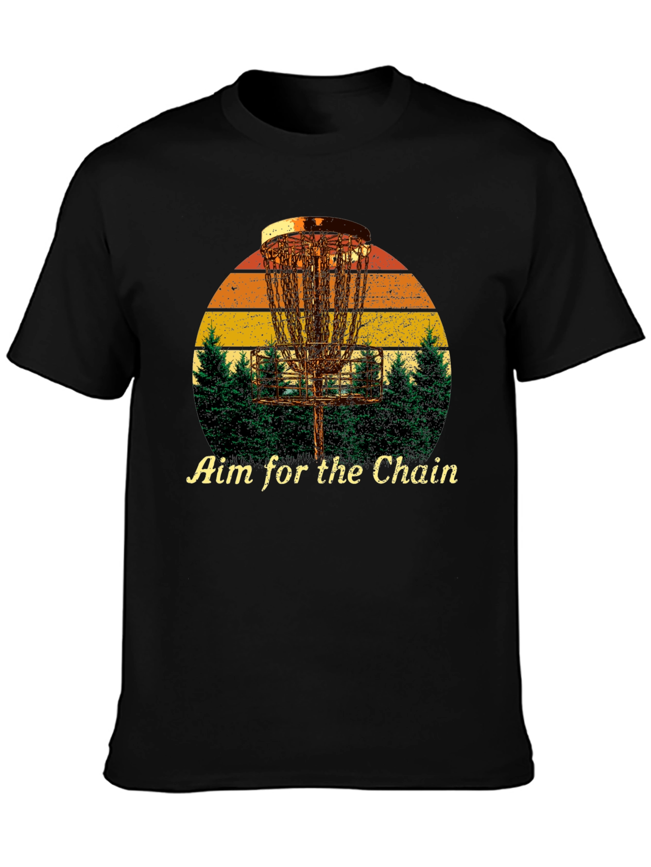 Aim for the Chain Disc Golf Graphic Tee