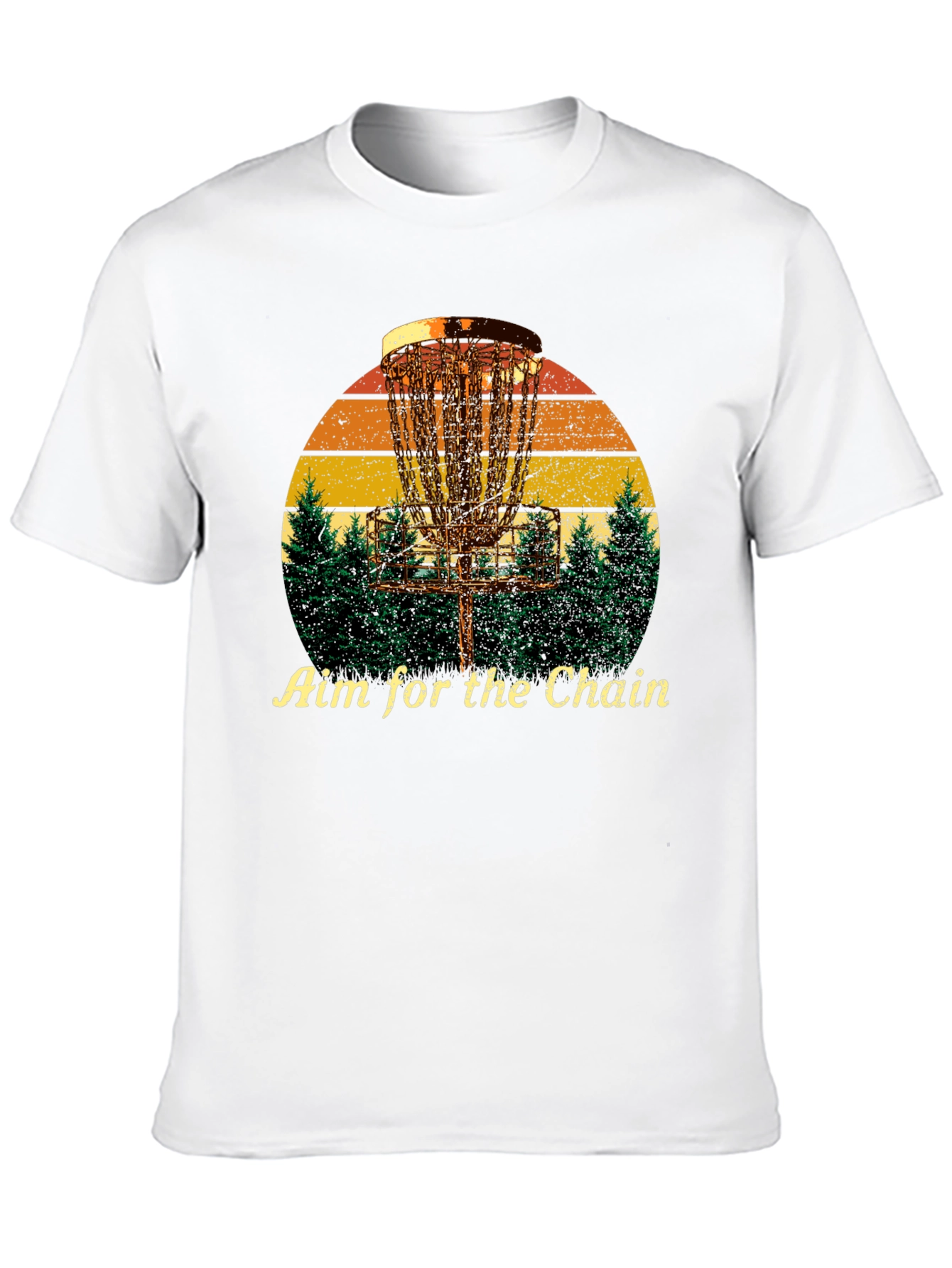 Aim for the Chain Disc Golf Graphic Tee