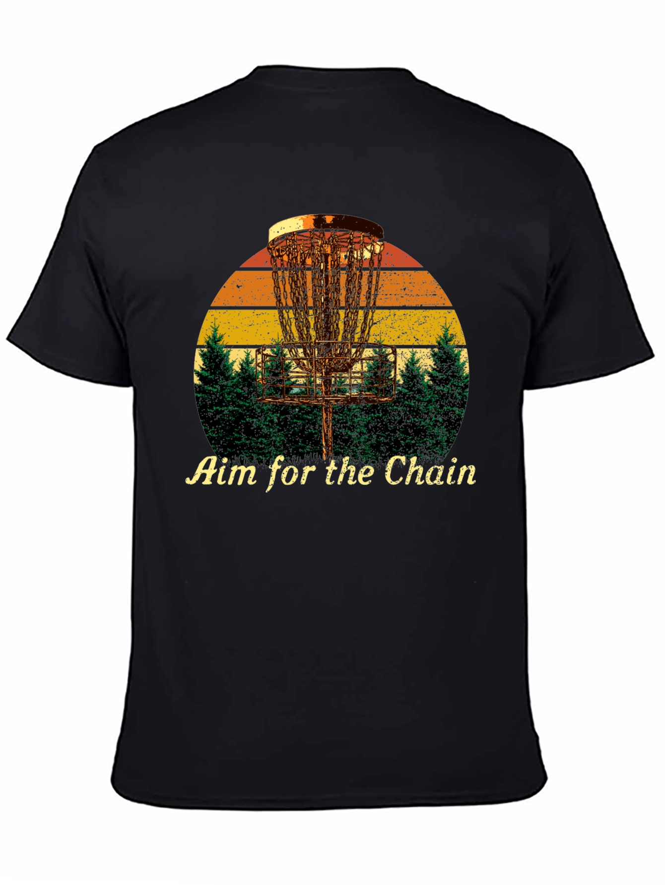 Aim for the Chain Disc Golf Graphic Tee