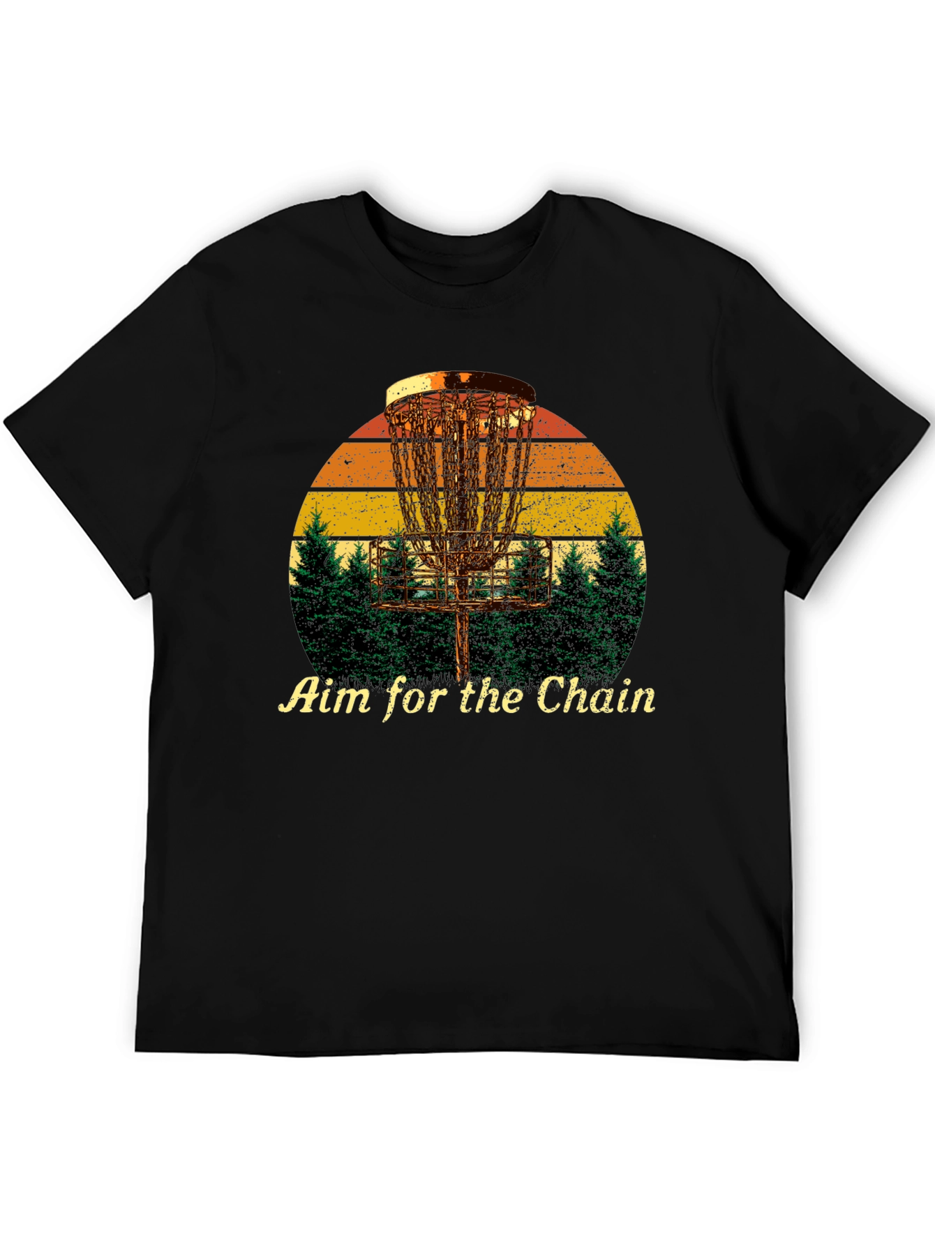 Aim for the Chain Disc Golf Graphic Tee
