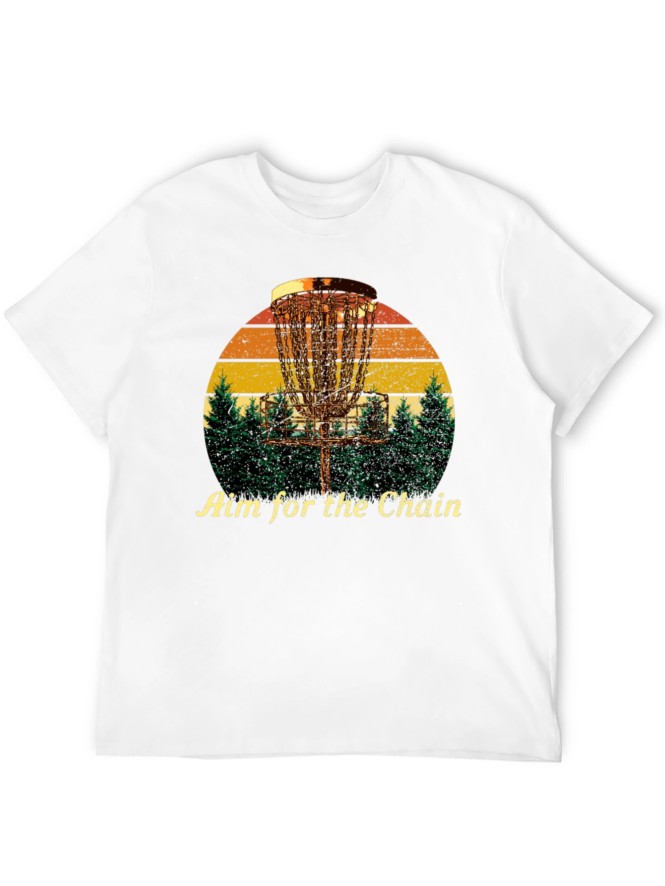 Aim for the Chain Disc Golf Graphic Tee