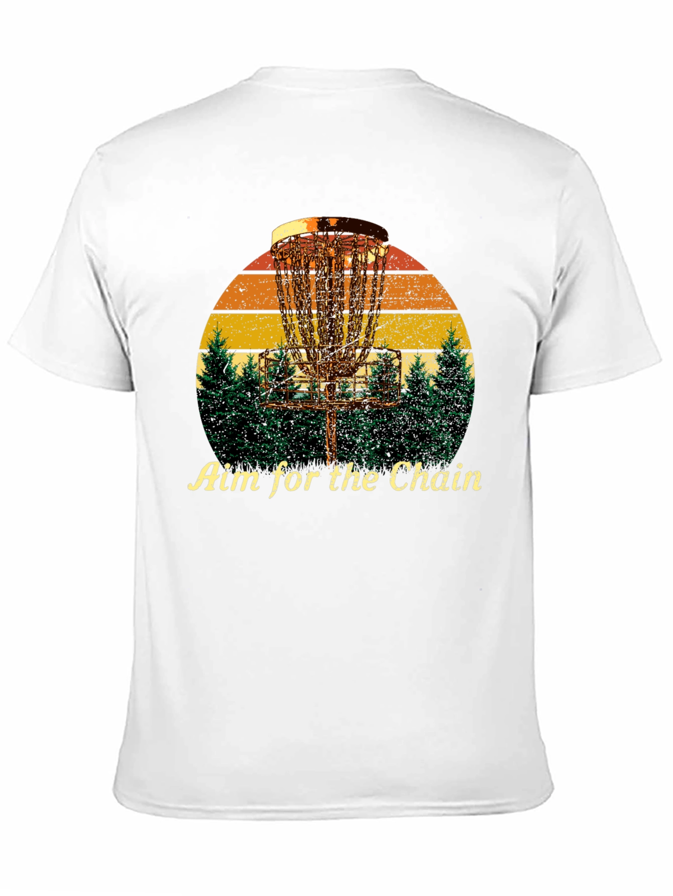 Aim for the Chain Disc Golf Graphic Tee