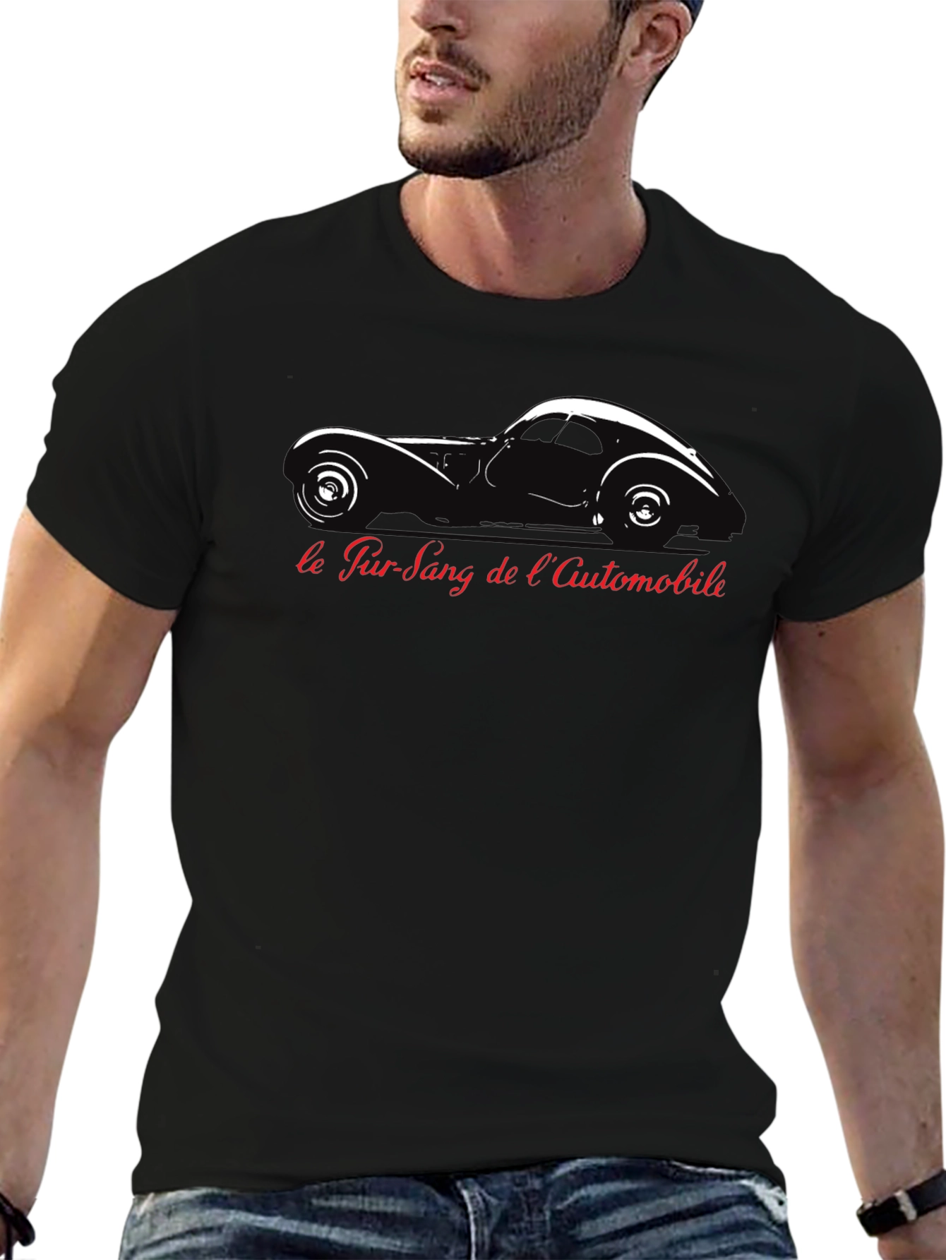 Classic Car T-Shirt - Le Pur-Sang de lAutomobile
