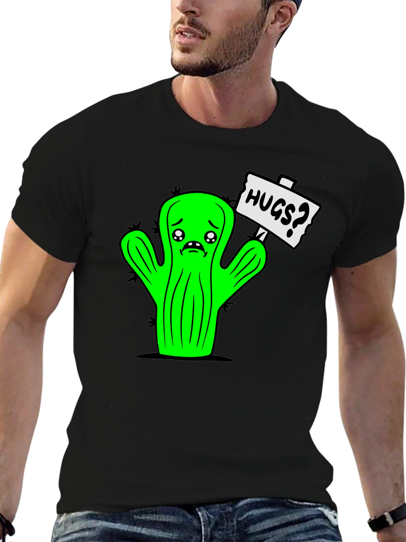 Sad Cactus Hugs? Graphic Tee