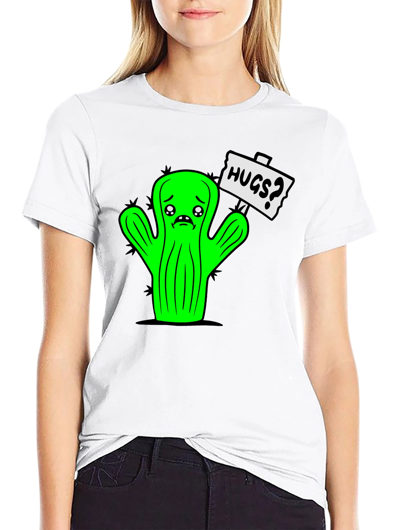 Sad Cactus Hugs? Graphic Tee