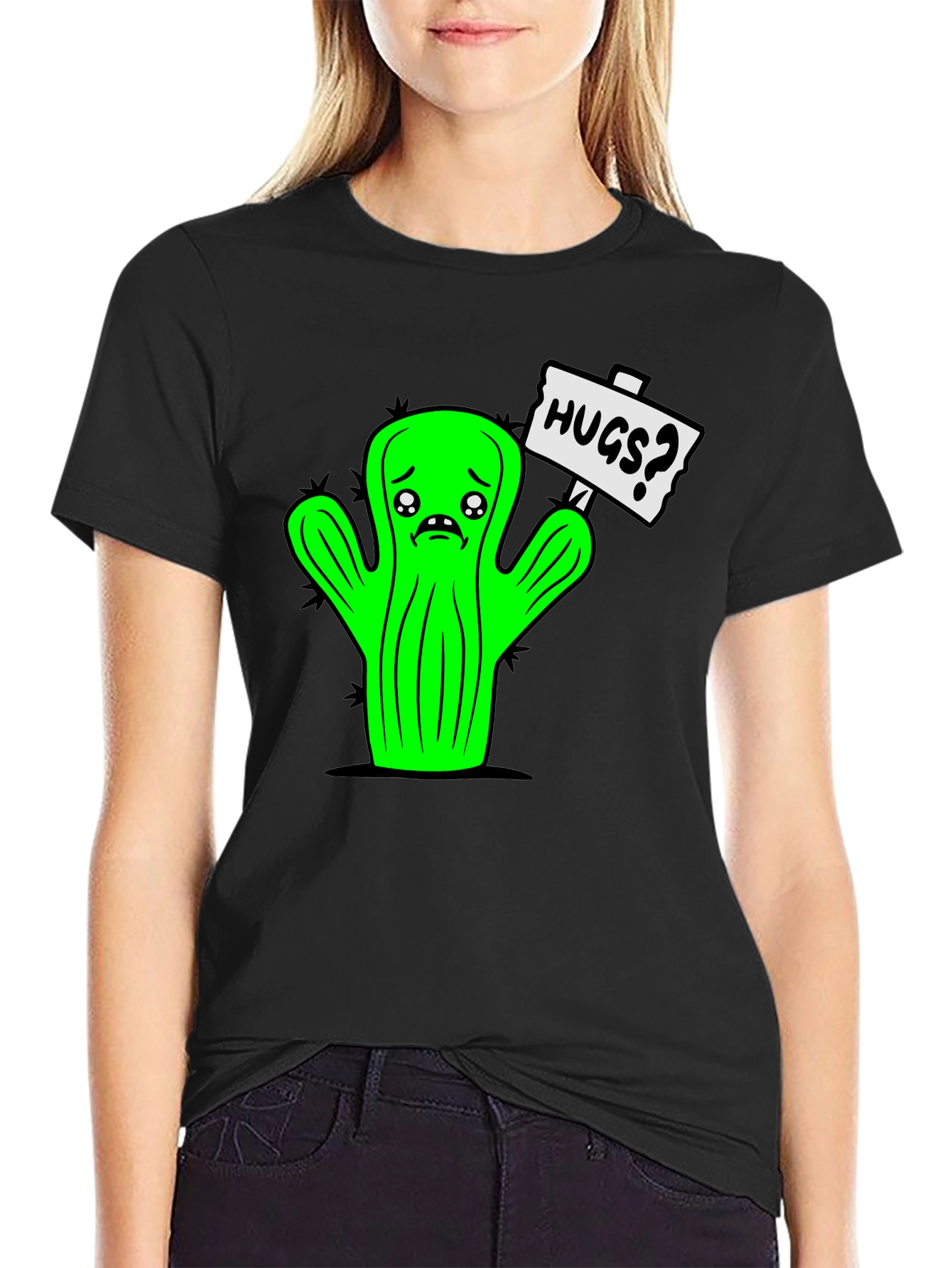 Sad Cactus Hugs? Graphic Tee