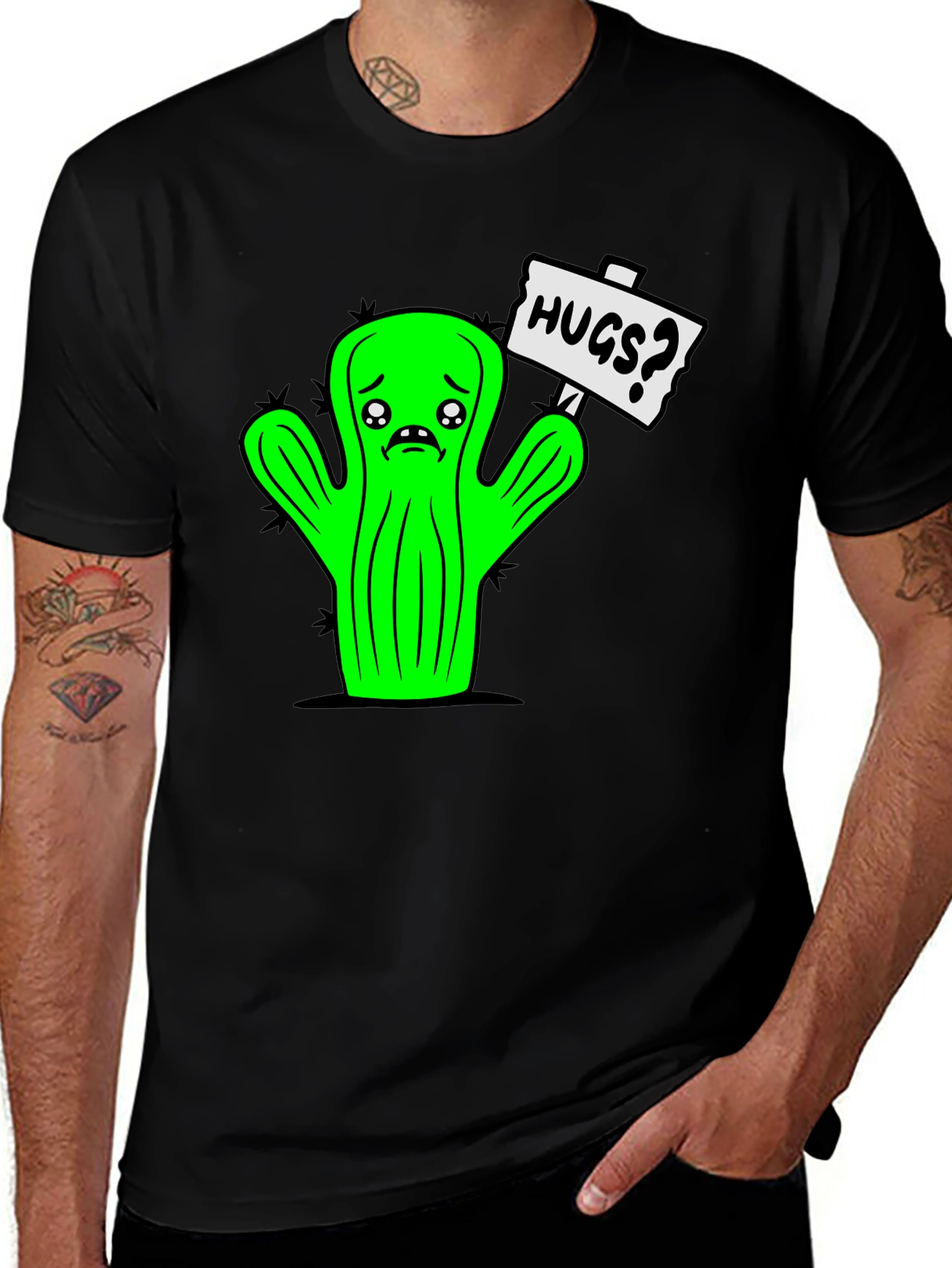 Sad Cactus Hugs? Graphic Tee