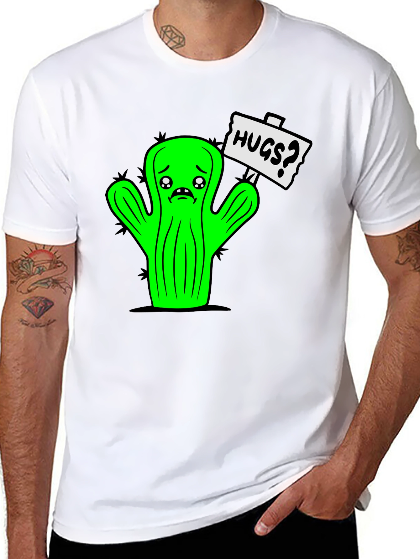 Sad Cactus Hugs? Graphic Tee