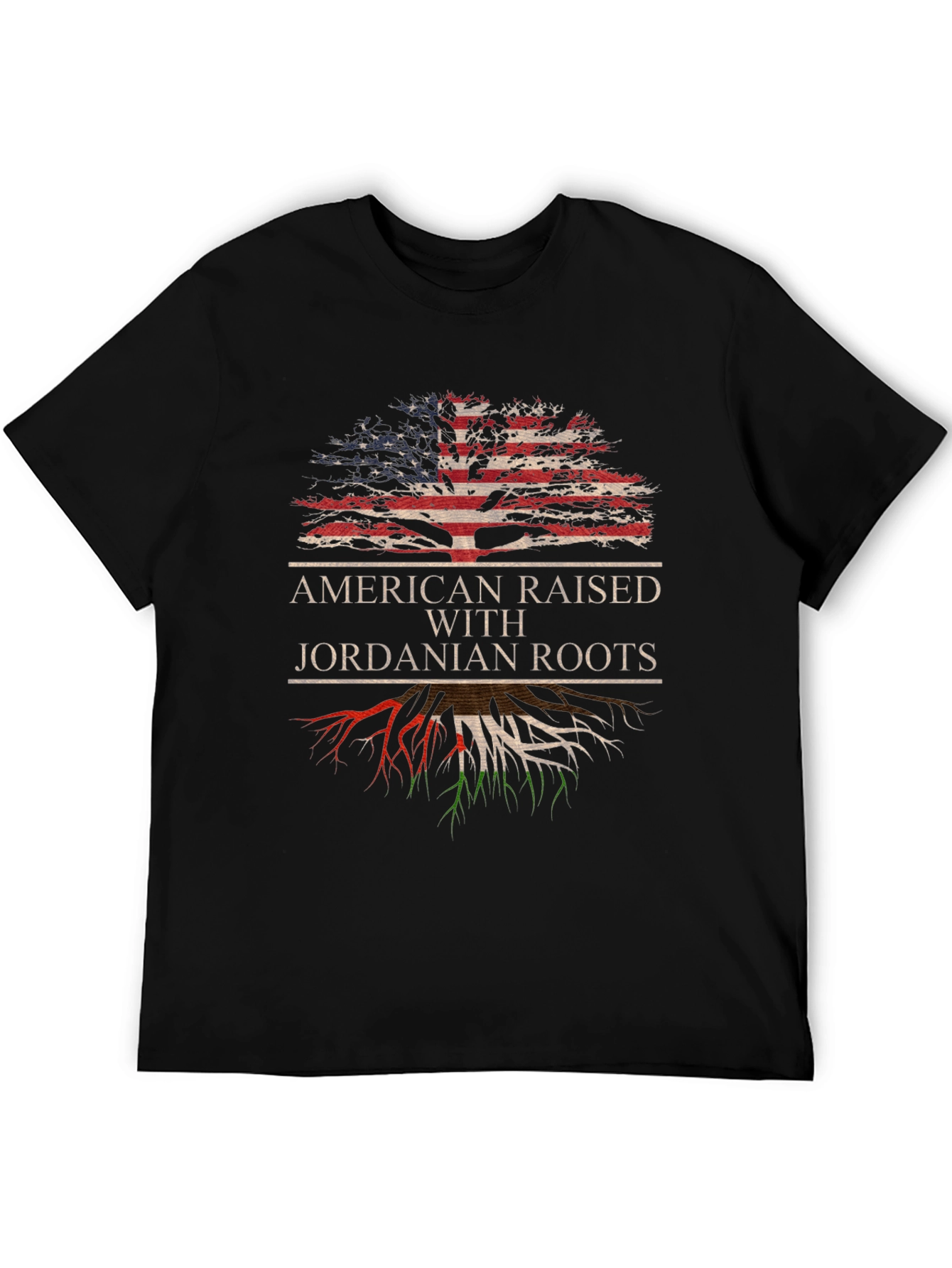 American Raised Jordanian Roots T-Shirt