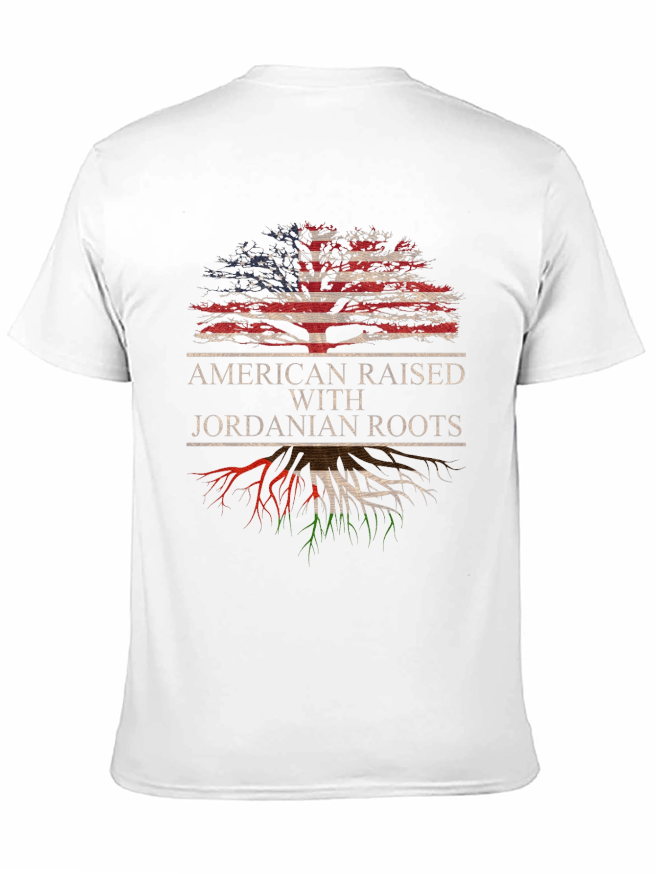 American Raised Jordanian Roots T-Shirt