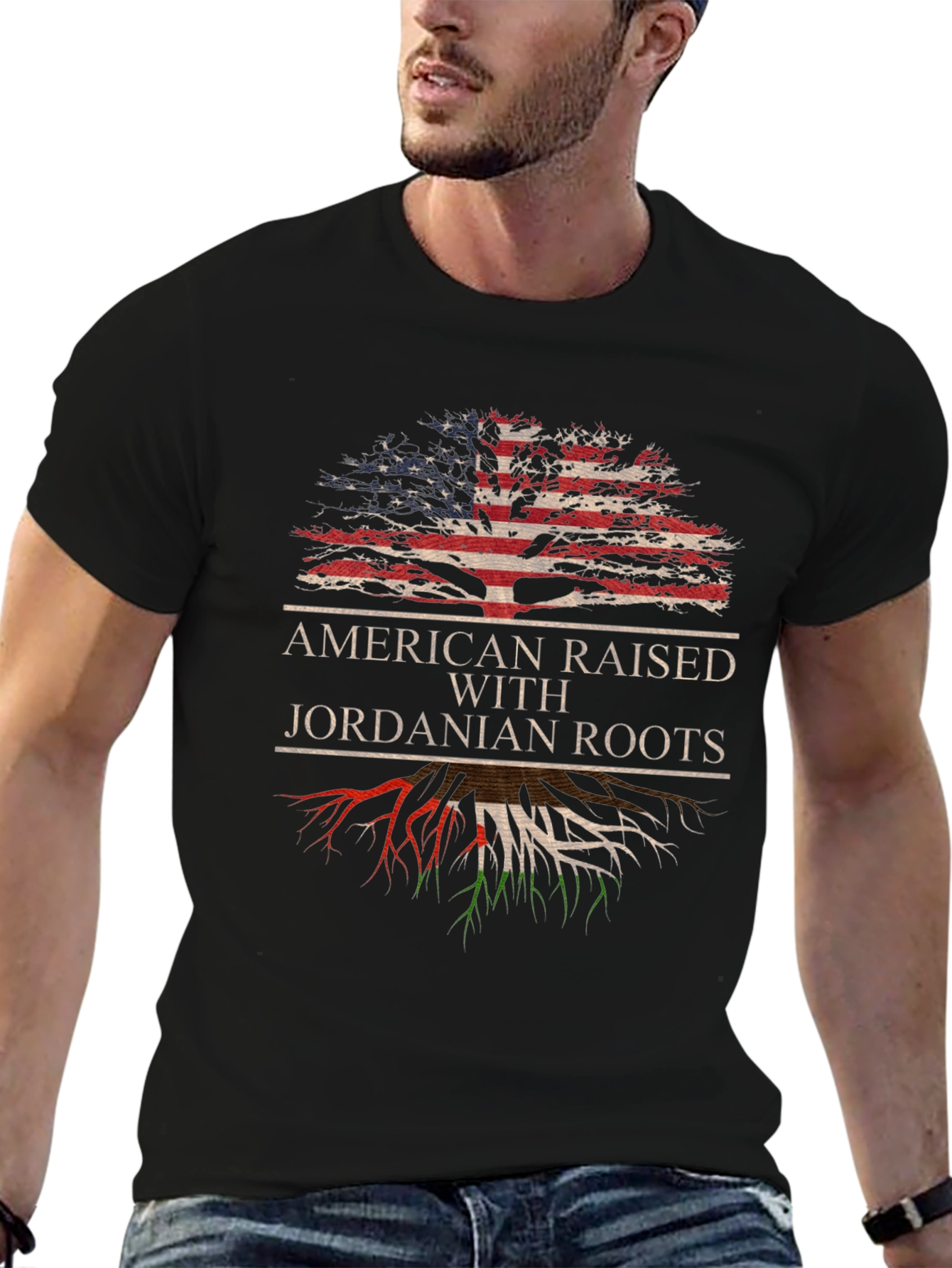 American Raised Jordanian Roots T-Shirt