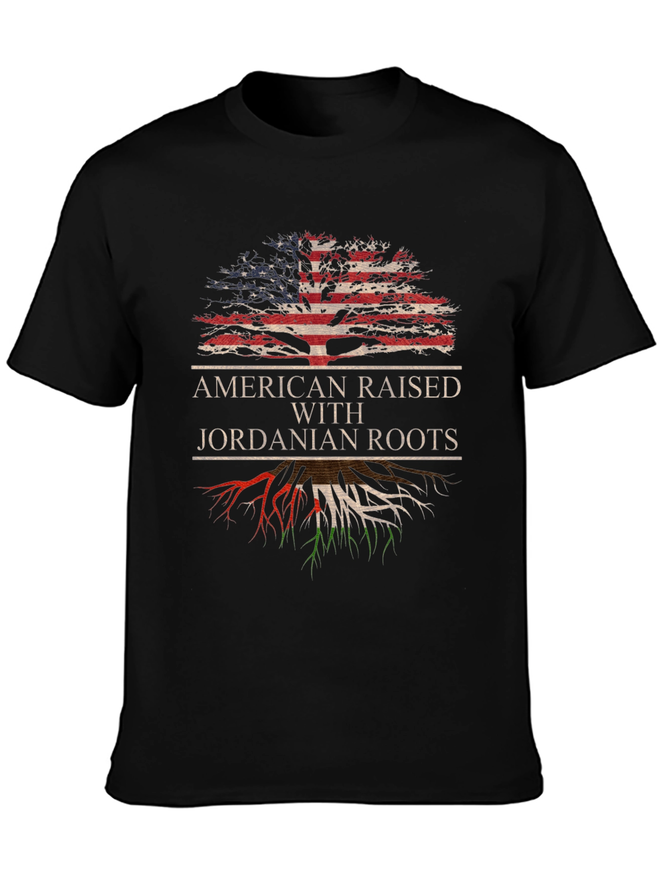 American Raised Jordanian Roots T-Shirt