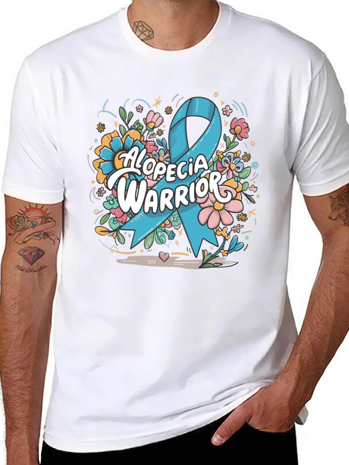 Alopecia Warrior Awareness T-Shirt - Unisex Design