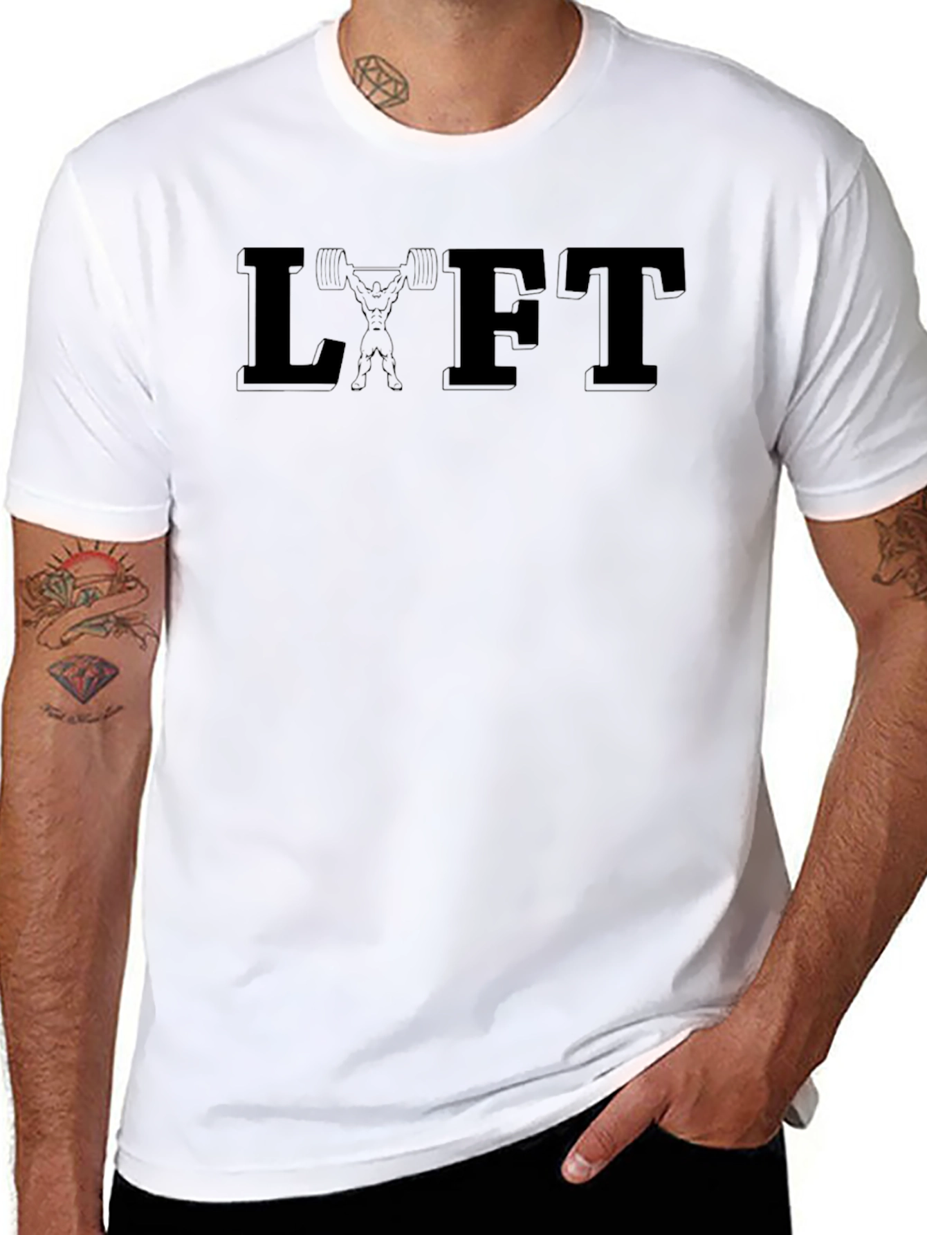Lift Graphic Tee - Black Gym Wear