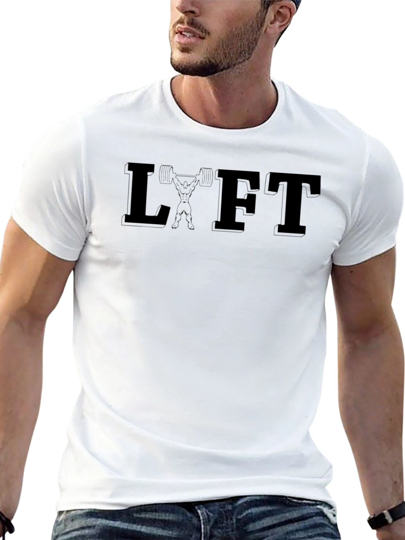 Lift Graphic Tee - Black Gym Wear